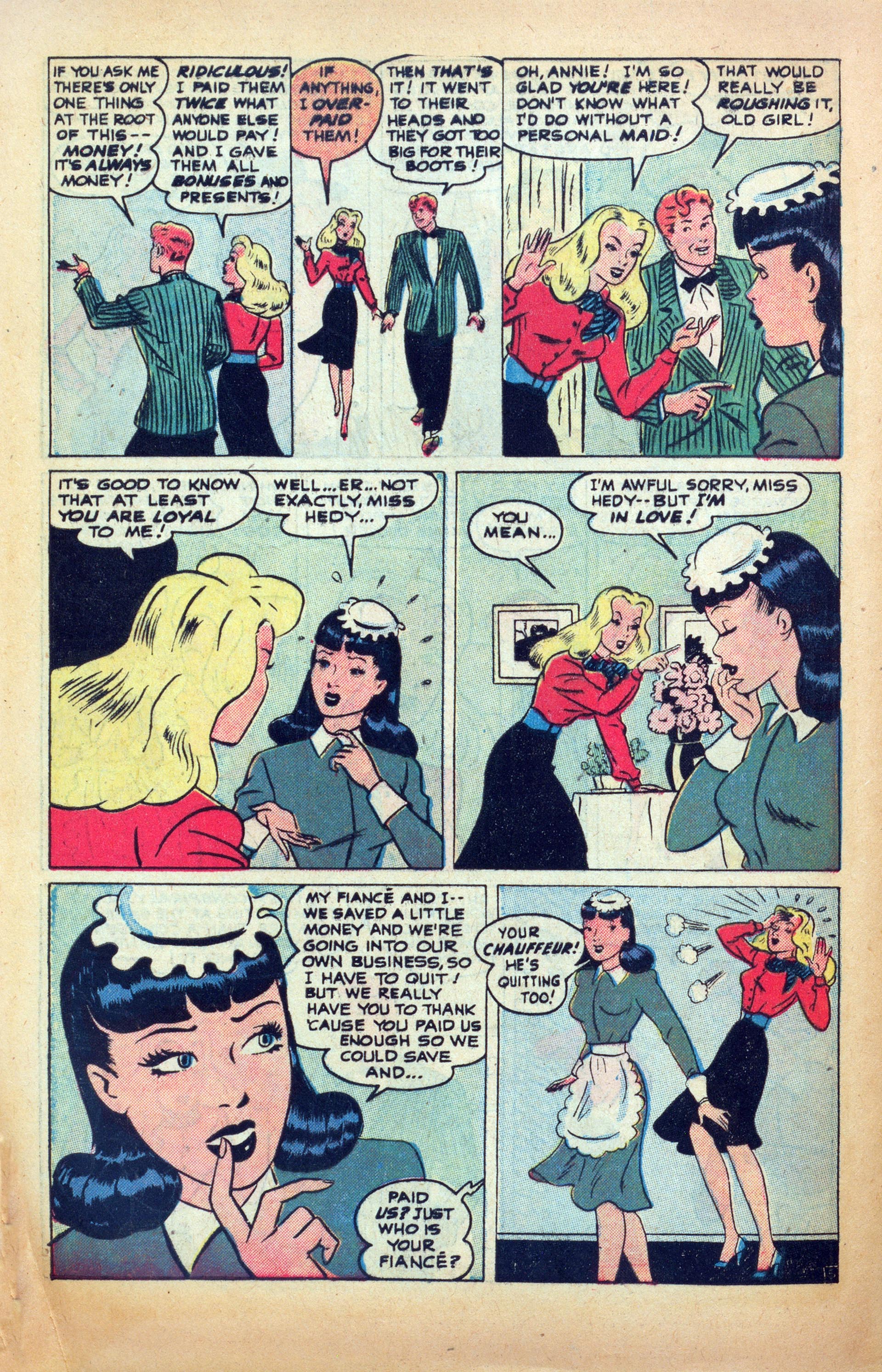 Read online Hedy Of Hollywood Comics comic -  Issue #38 - 46