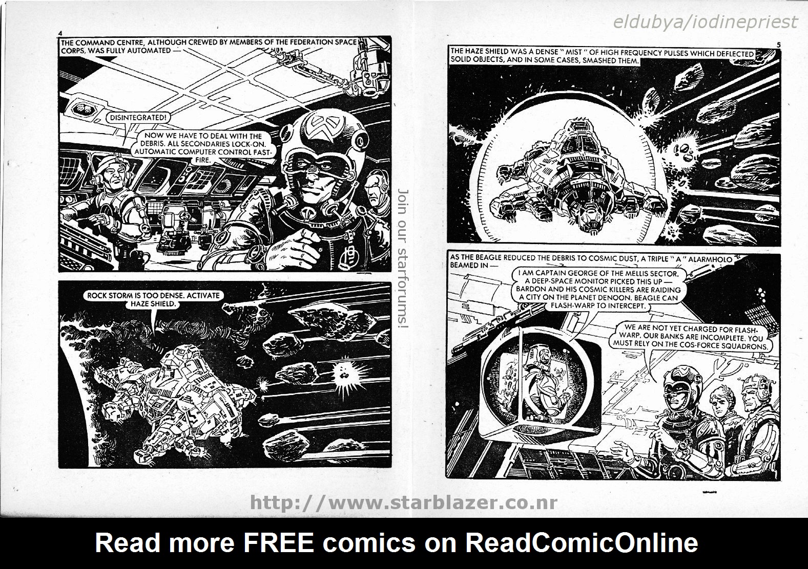 Read online Starblazer comic -  Issue #134 - 4