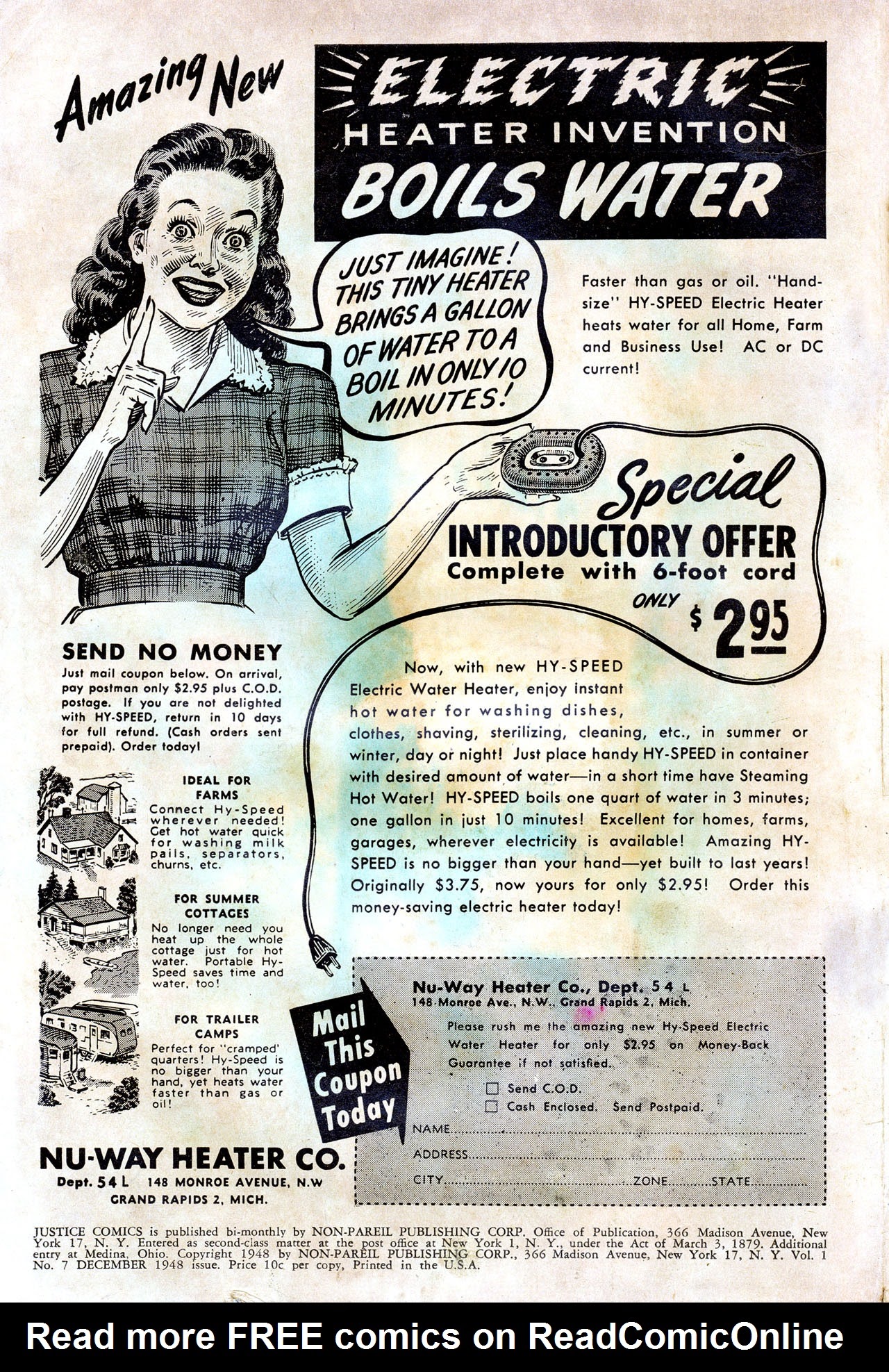 Read online Justice Comics (1948) comic -  Issue #7 - 2