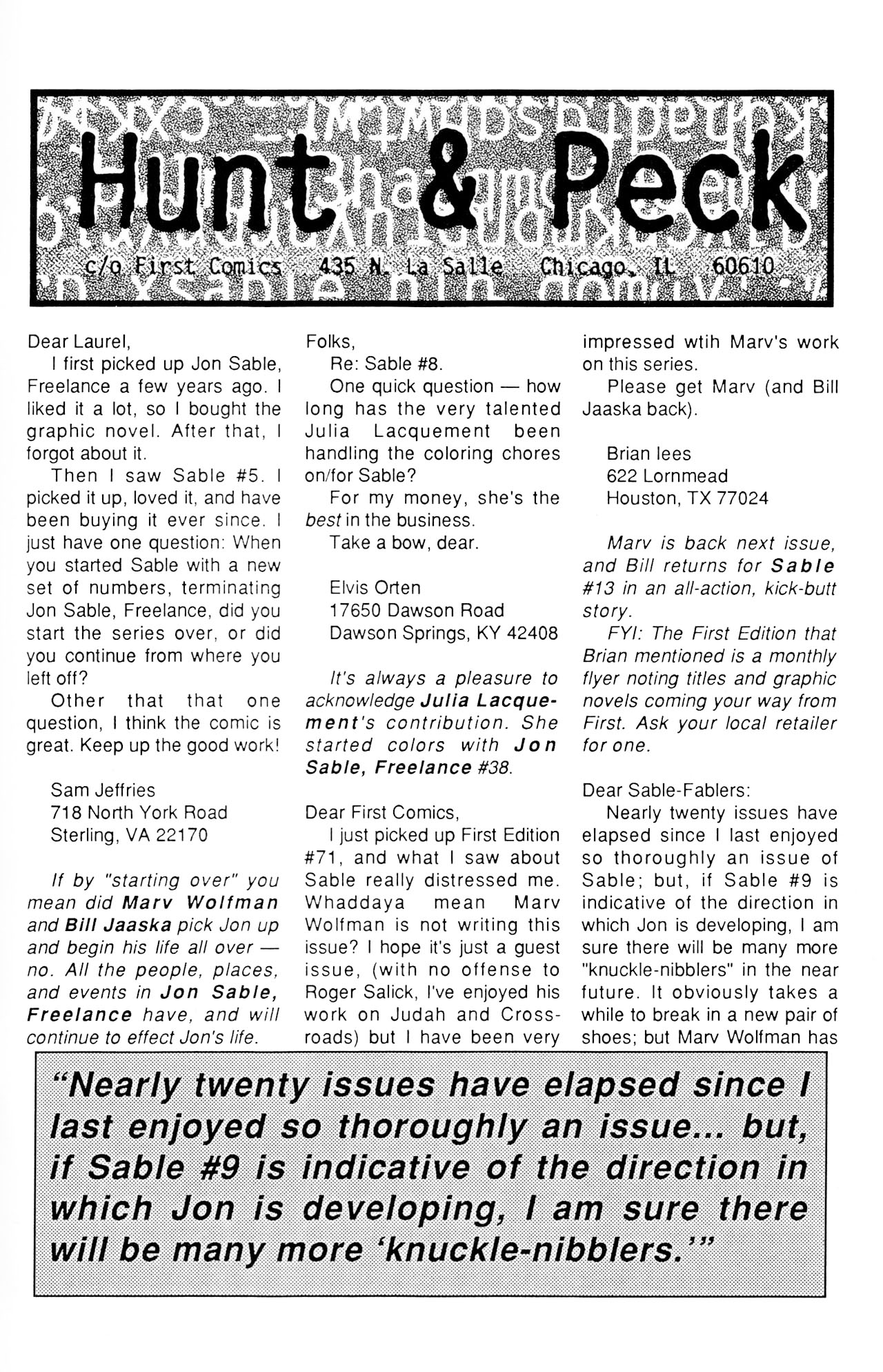 Read online Sable comic -  Issue #11 - 29