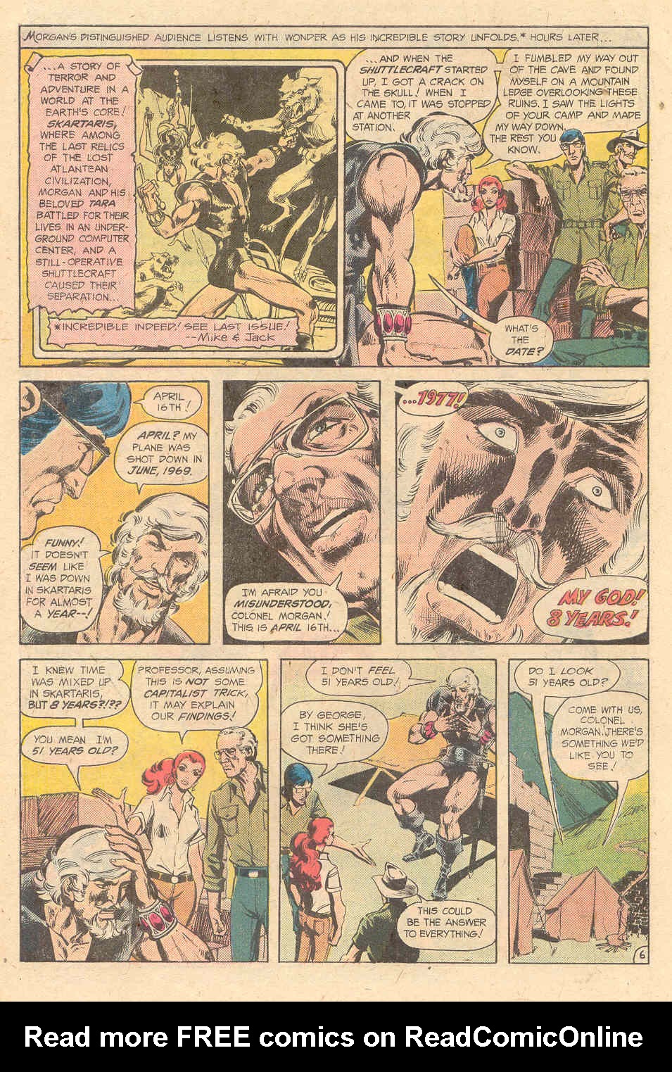 Read online Warlord (1976) comic -  Issue #6 - 7