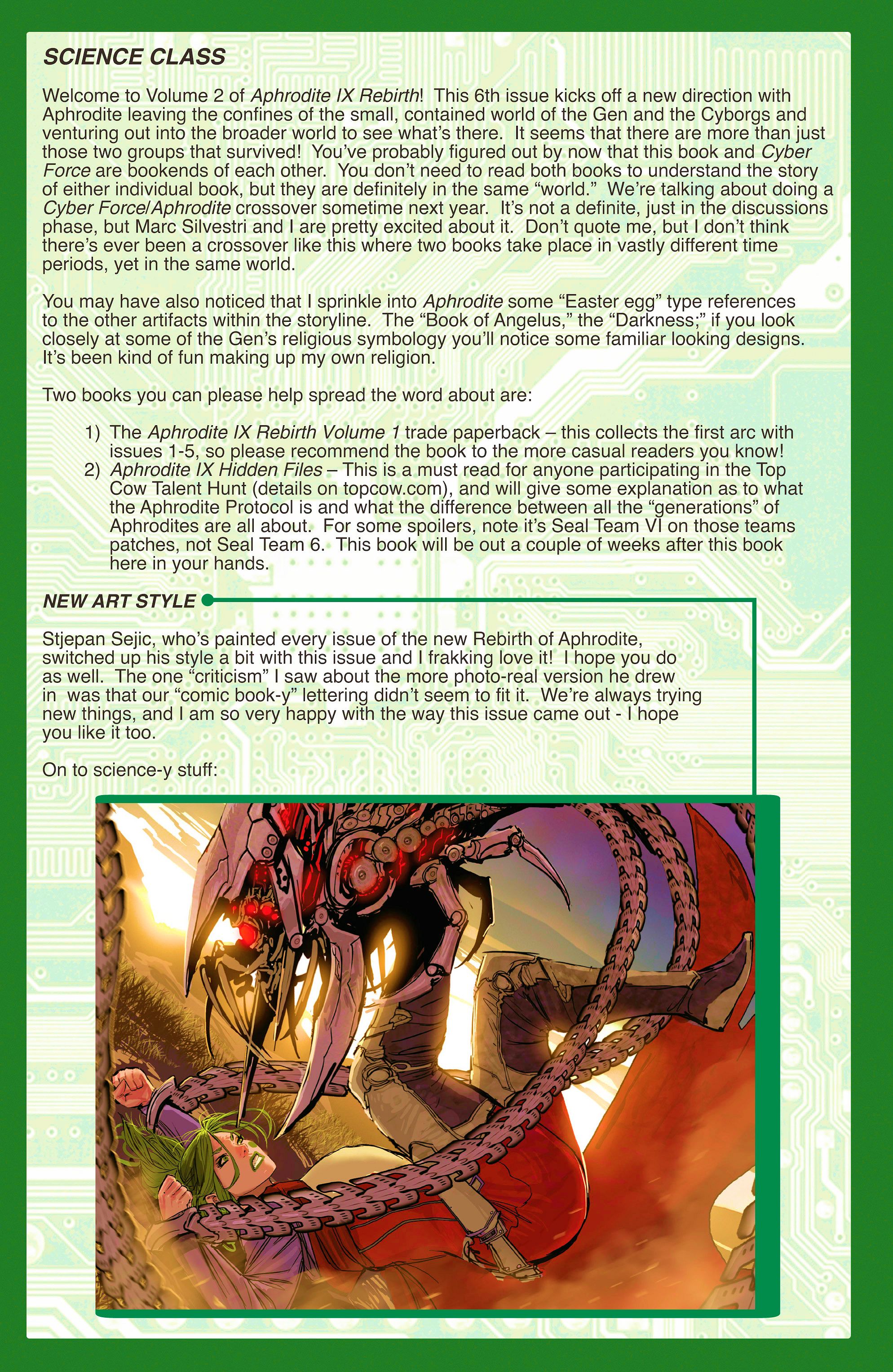 Read online Aphrodite IX (2013) comic -  Issue #6 - 23