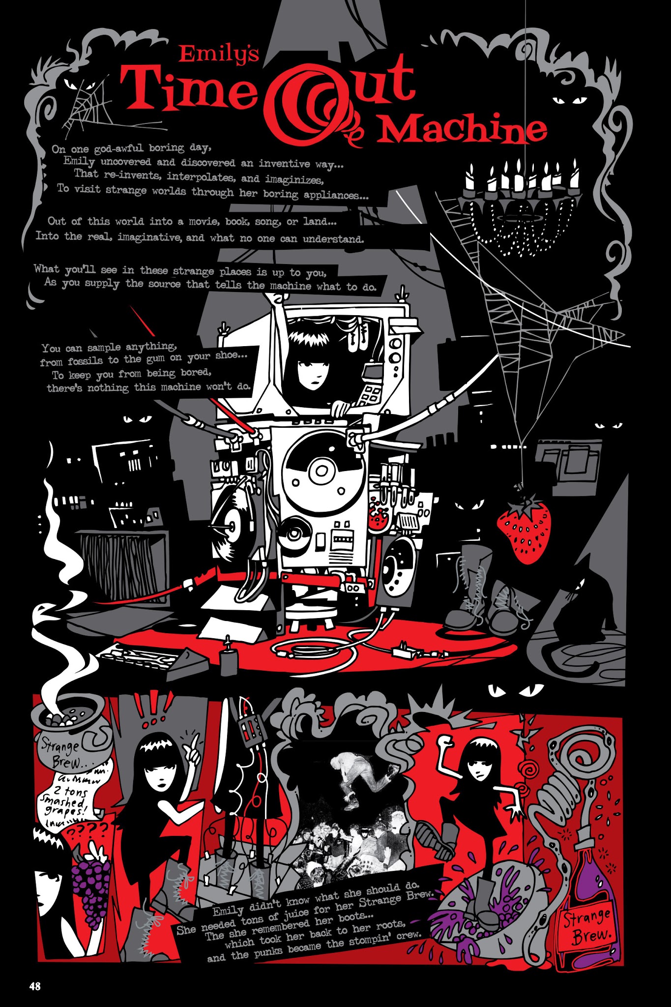 Read online The Complete Emily The Strange: All Things Strange comic -  Issue # TPB - 46