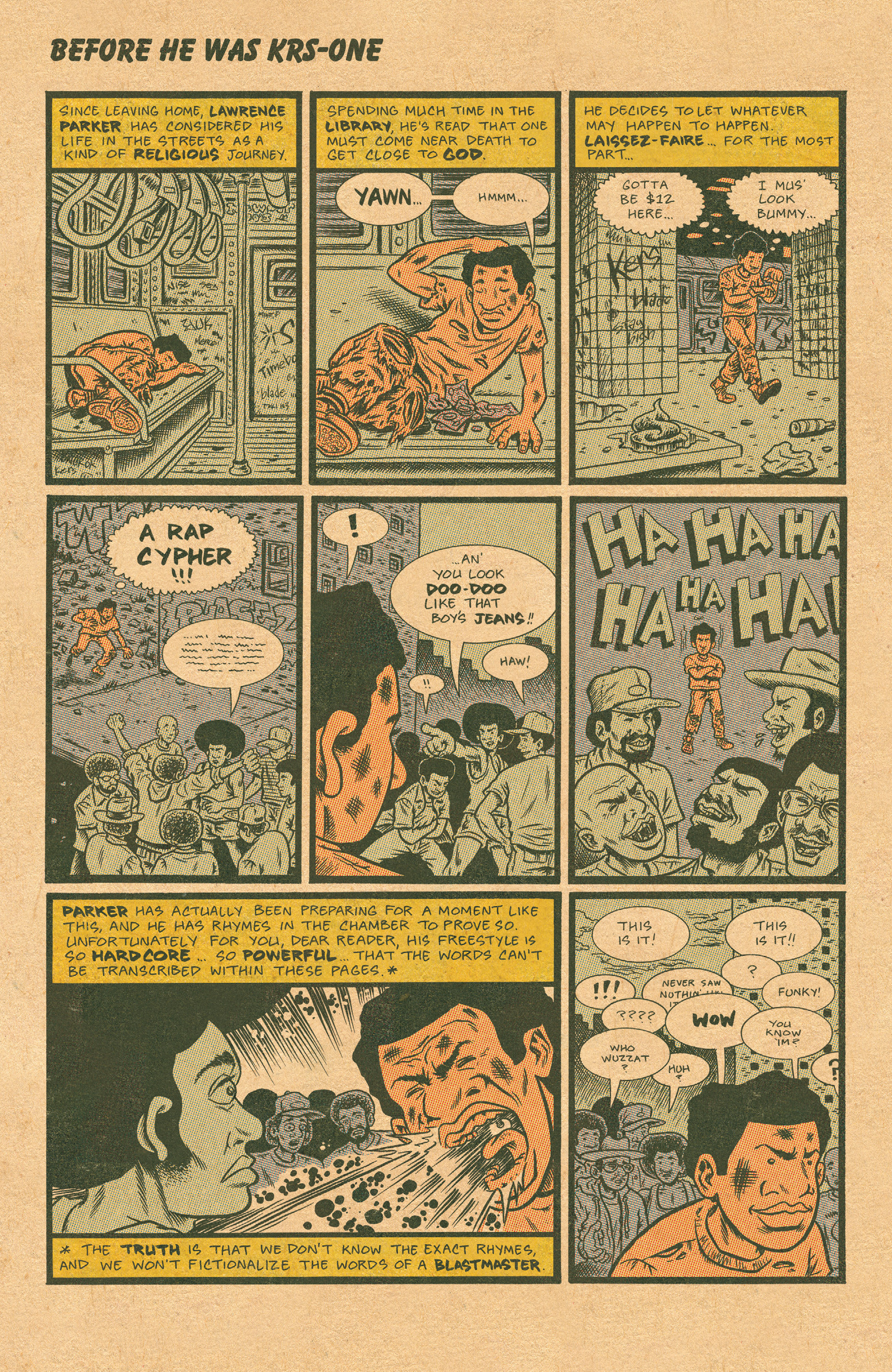Read online Free Comic Book Day 2014 comic -  Issue # Hip Hop Family Tree Two-in-One - 21