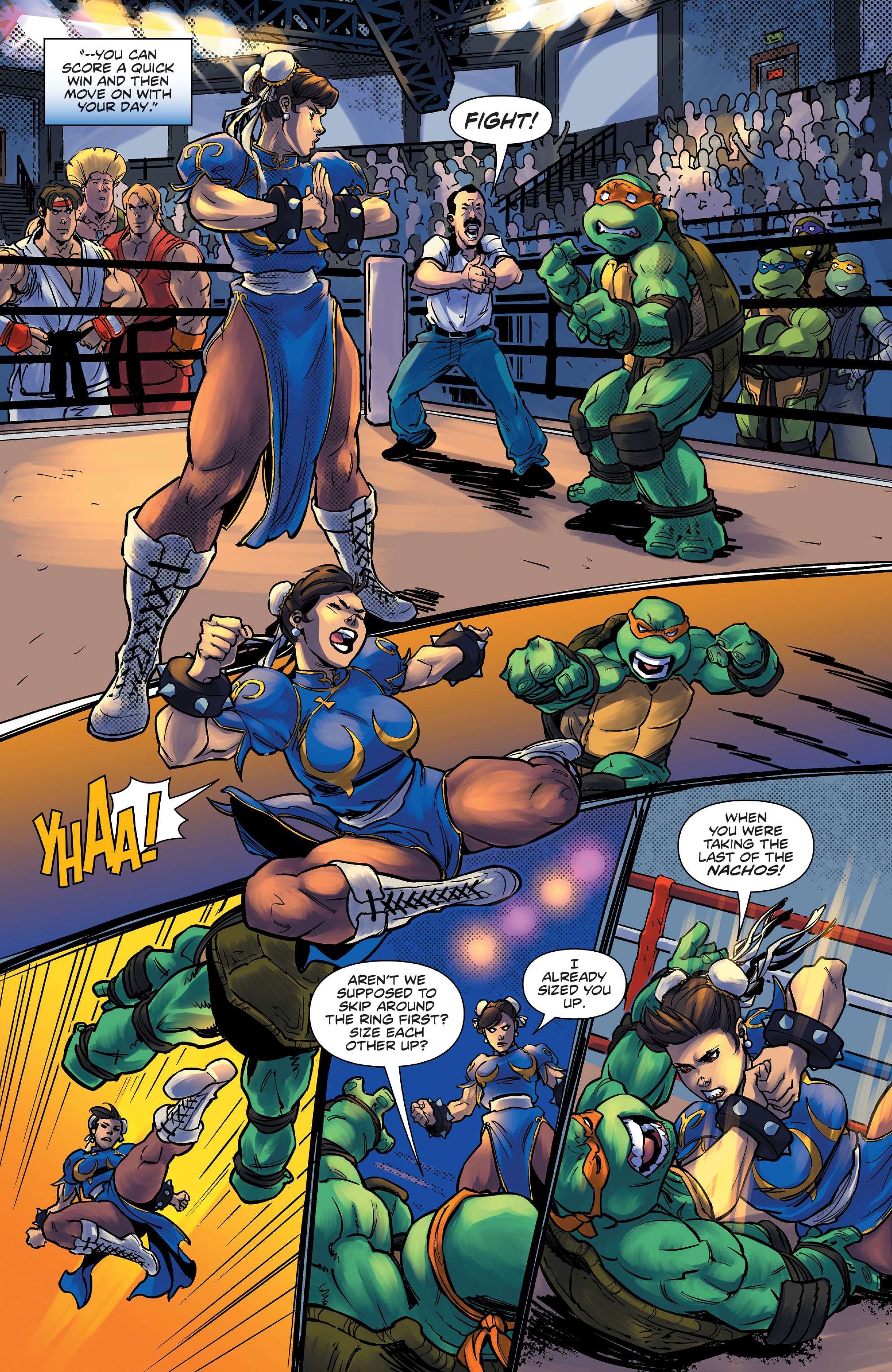 Read online Teenage Mutant Ninja Turtles vs. Street Fighter comic -  Issue #1 - 14