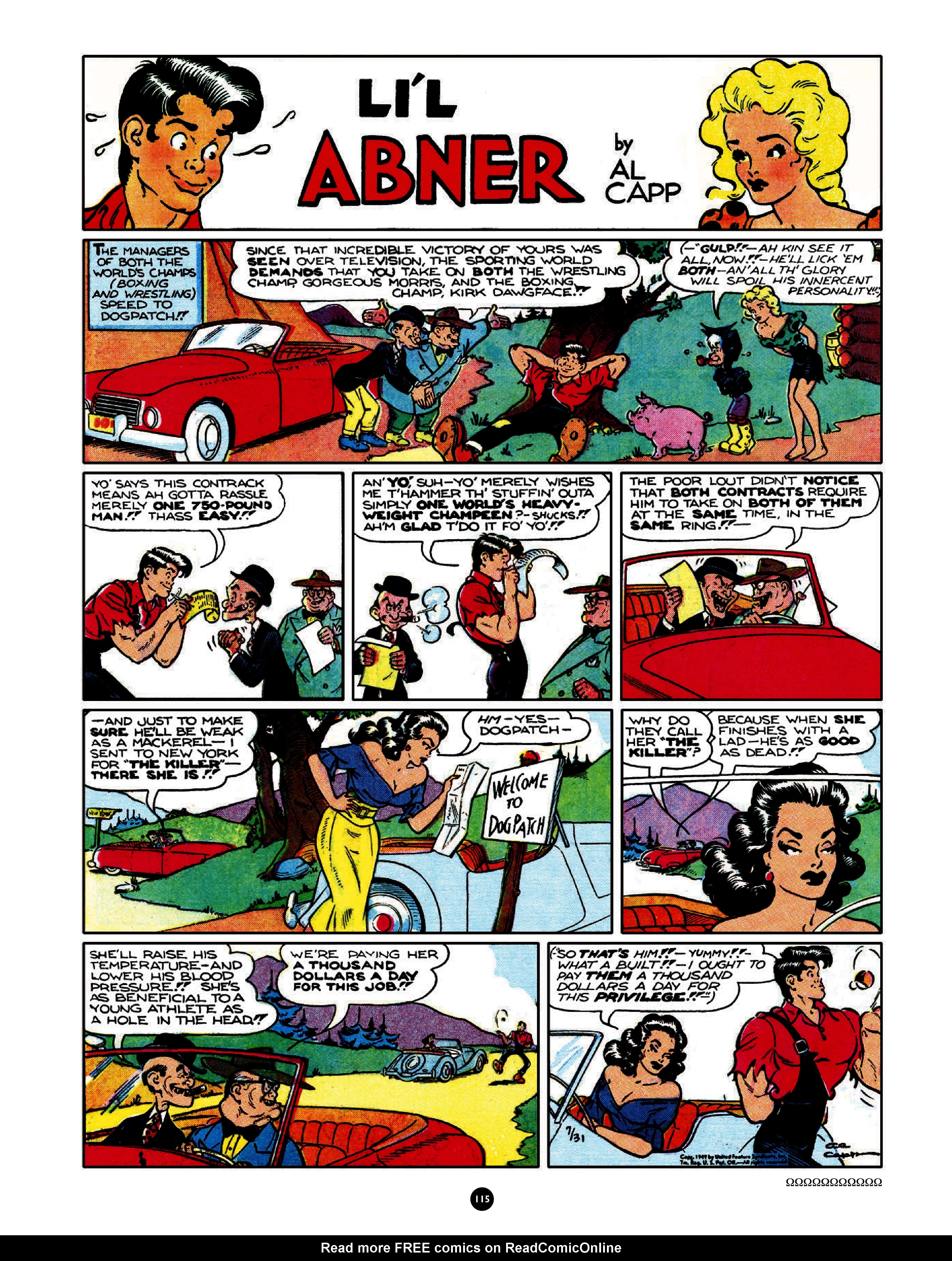 Read online Al Capp's Li'l Abner Complete Daily & Color Sunday Comics comic -  Issue # TPB 8 (Part 2) - 19