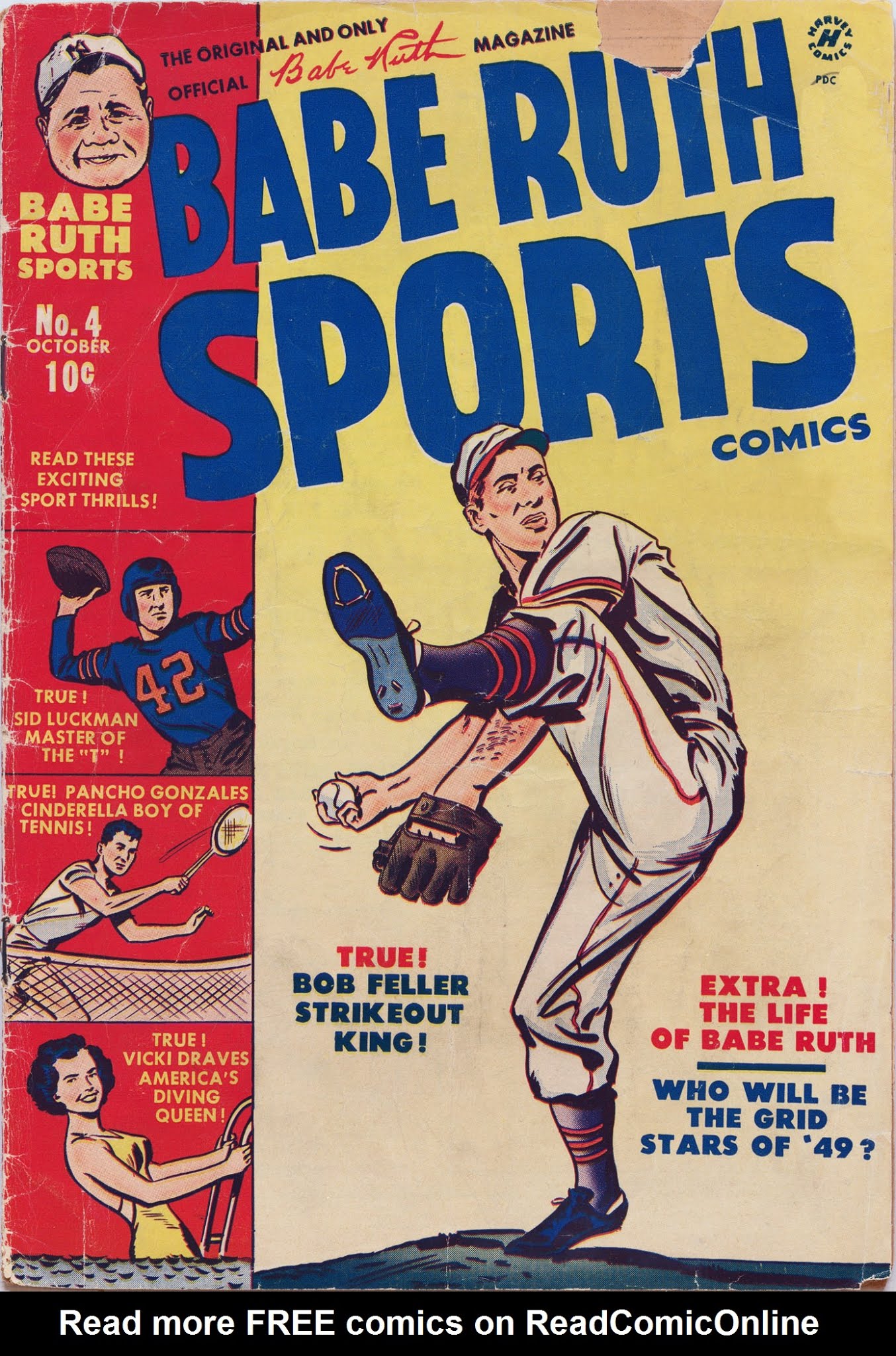 Read online Babe Ruth Sports Comics comic -  Issue #4 - 1