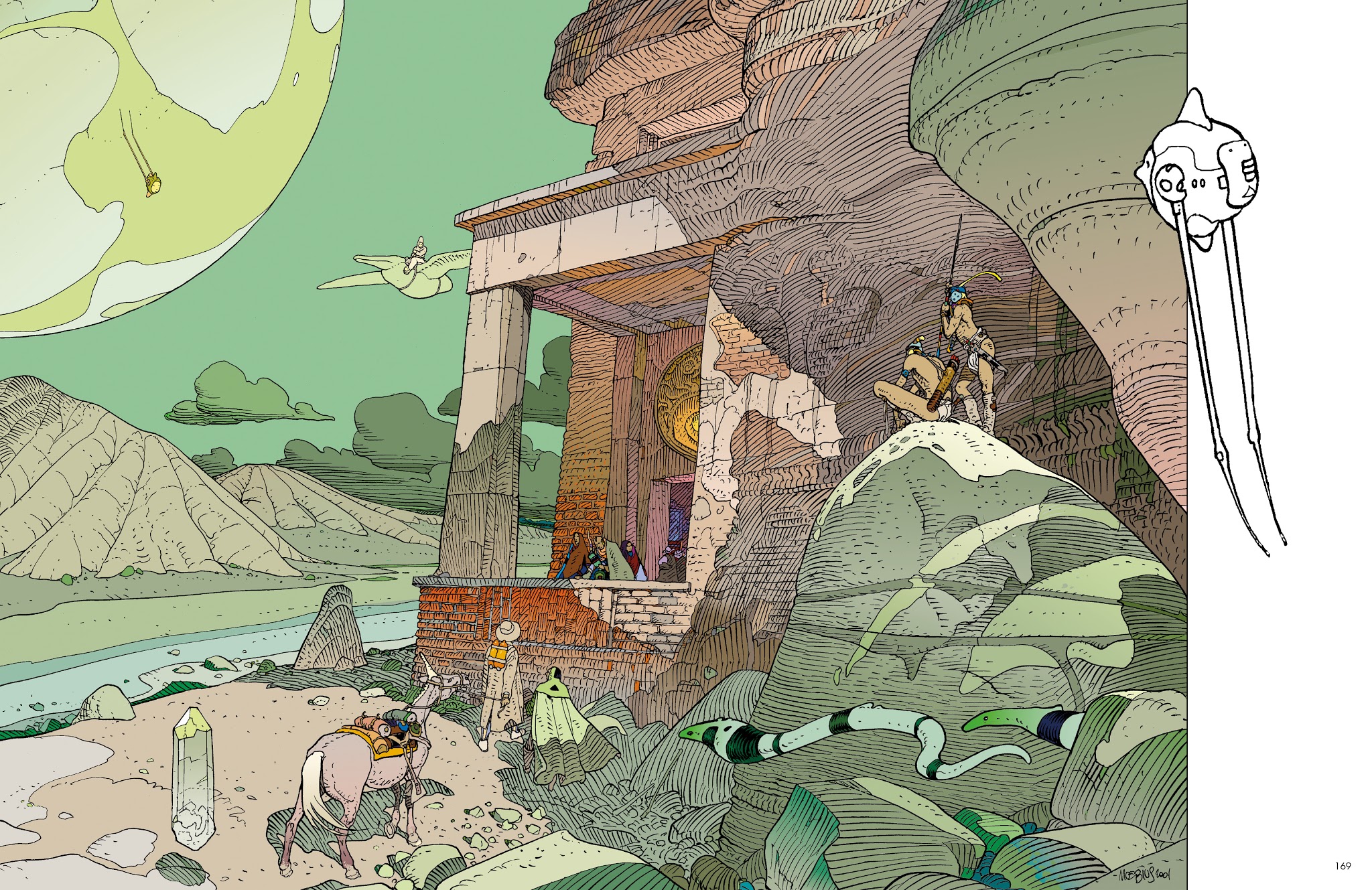 Read online Moebius Library comic -  Issue # TPB 3 - 147