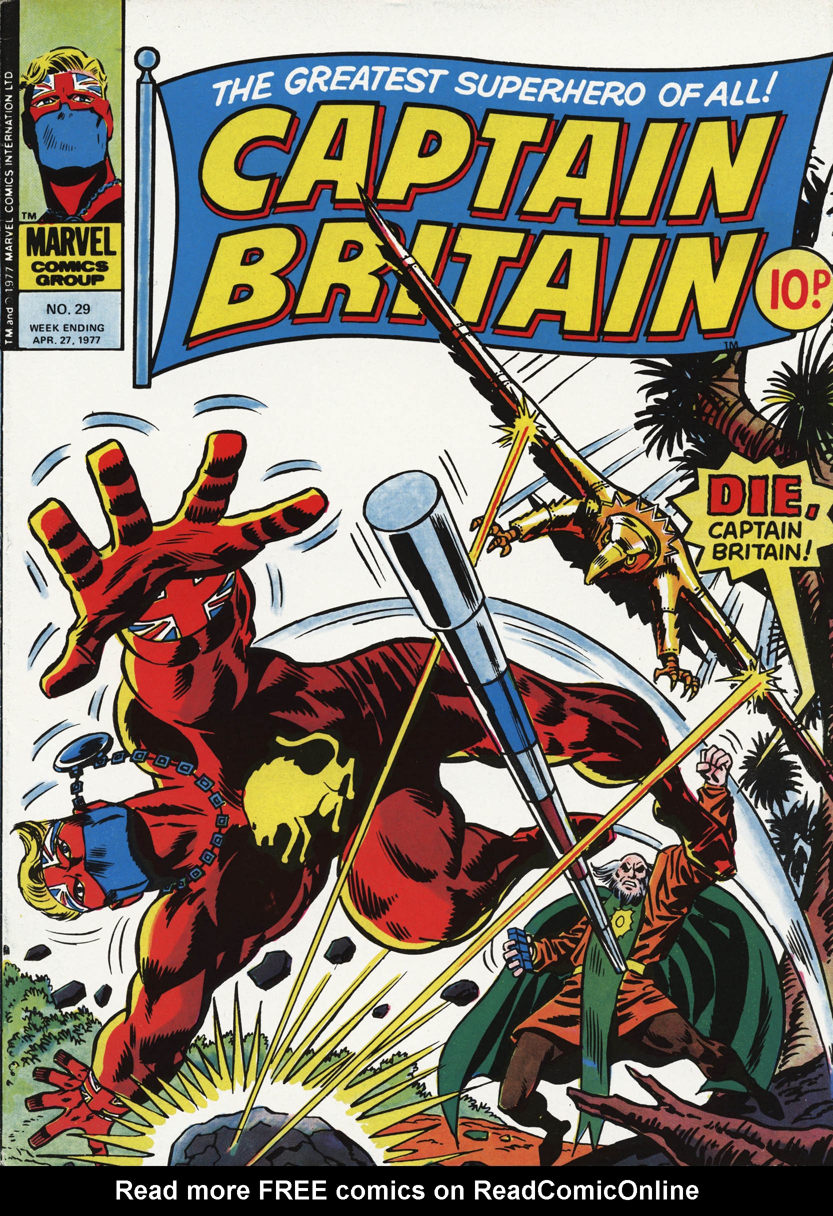 Read online Captain Britain (1976) comic -  Issue #29 - 1