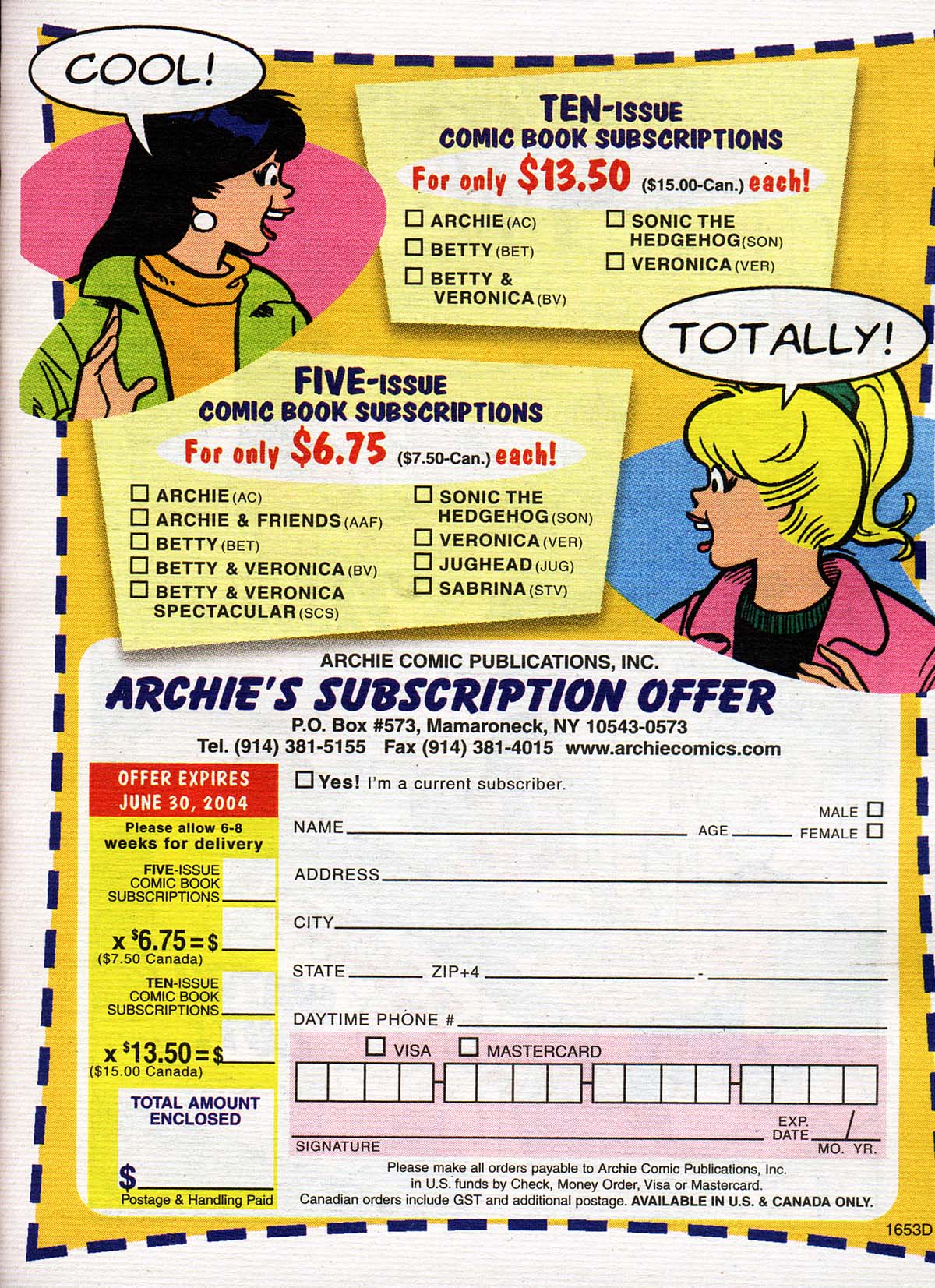 Read online Betty and Veronica Digest Magazine comic -  Issue #124 - 168