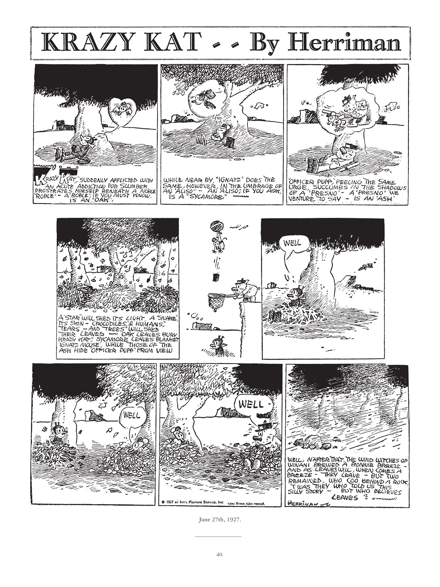 Read online Krazy & Ignatz comic -  Issue # TPB 5 - 40