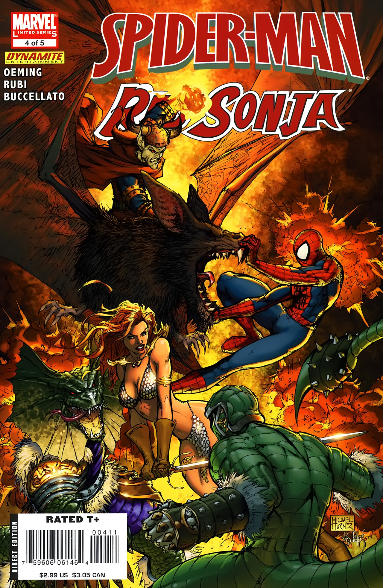 Read online Spider-Man/Red Sonja comic -  Issue #4 - 1