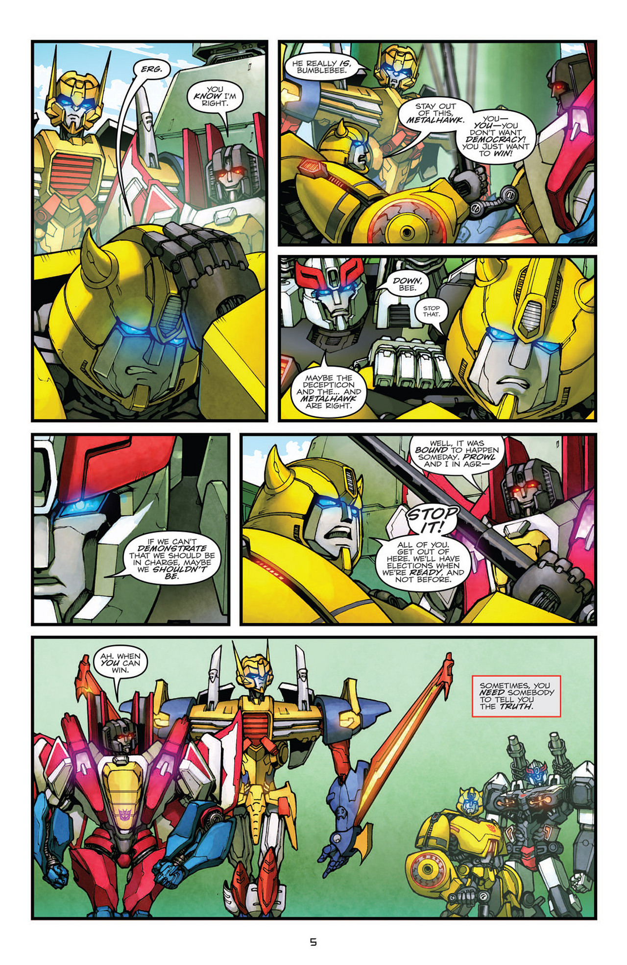 Read online Transformers: Robots In Disguise (2012) comic -  Issue #8 - 8