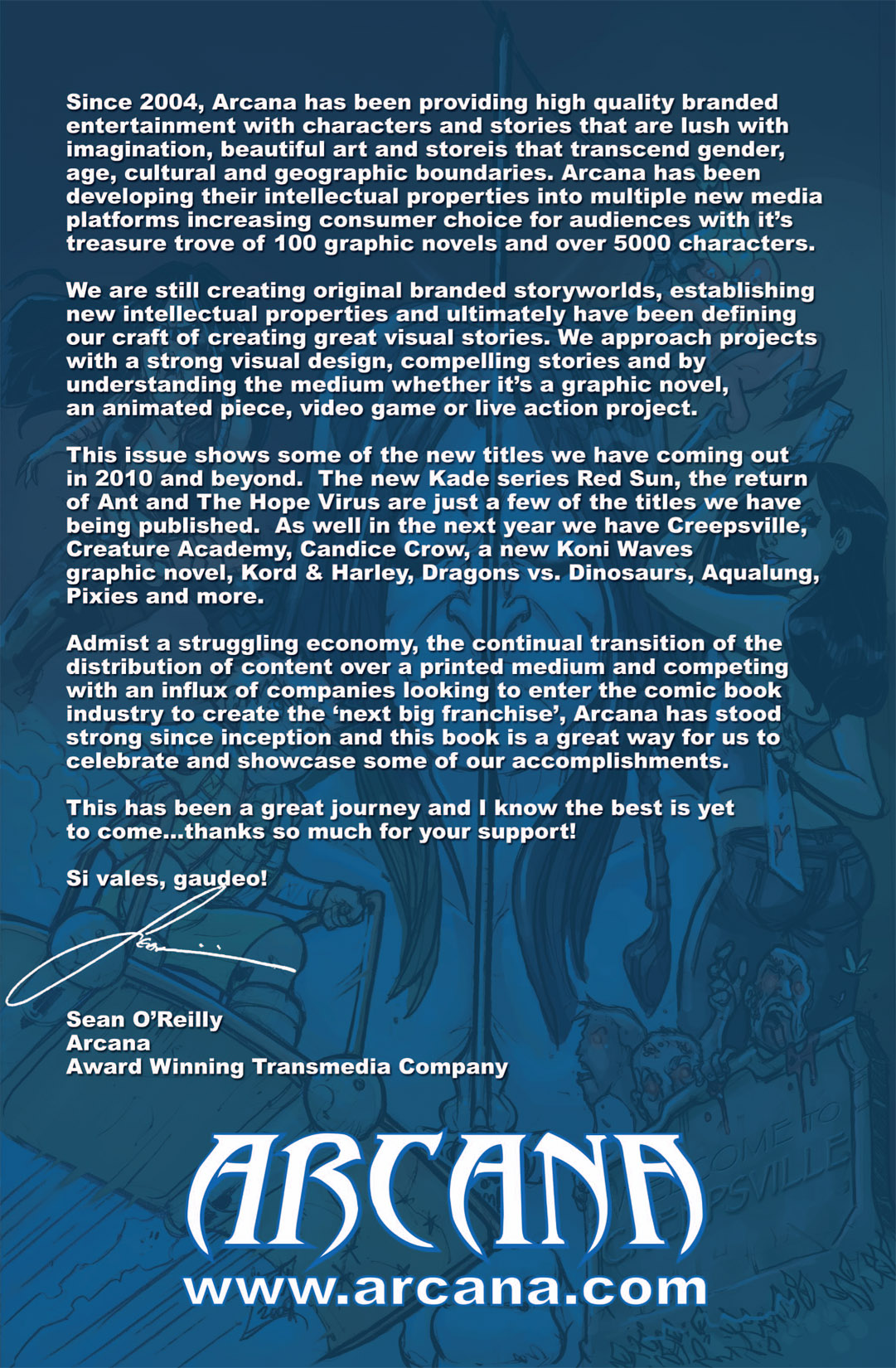Read online Arcana Studio Presents: Free Comic Book Day comic -  Issue #2010 - 2
