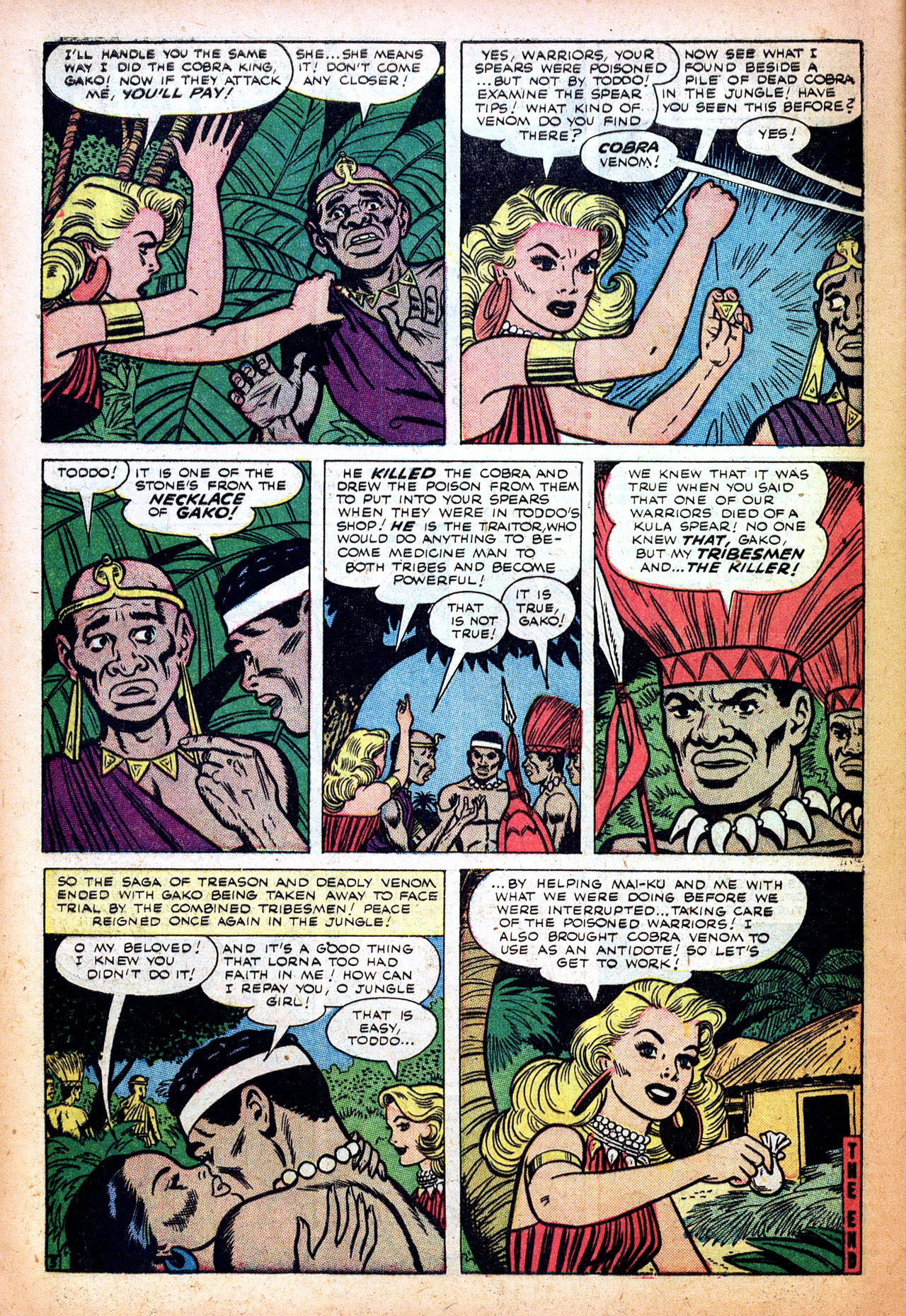 Read online Lorna, The Jungle Girl comic -  Issue #17 - 32