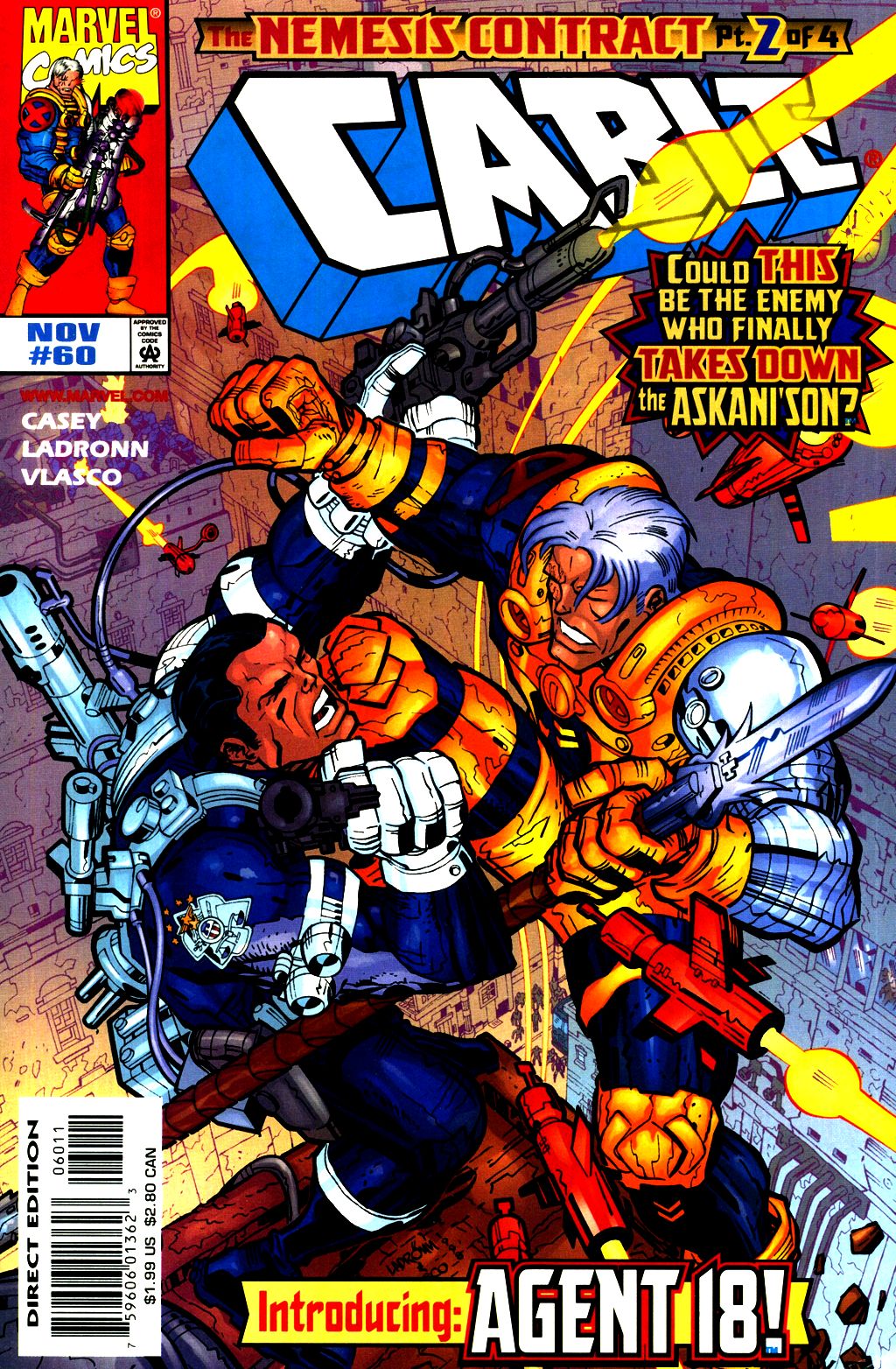 Read online Cable (1993) comic -  Issue #60 - 1