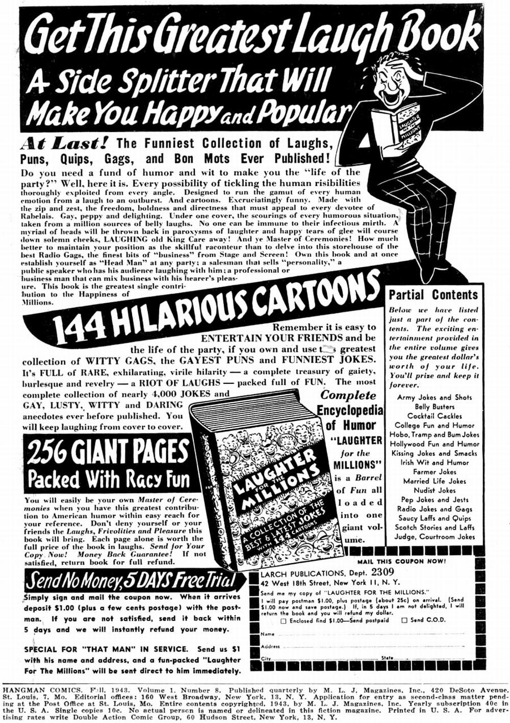 Read online Hangman Comics comic -  Issue #8 - 2