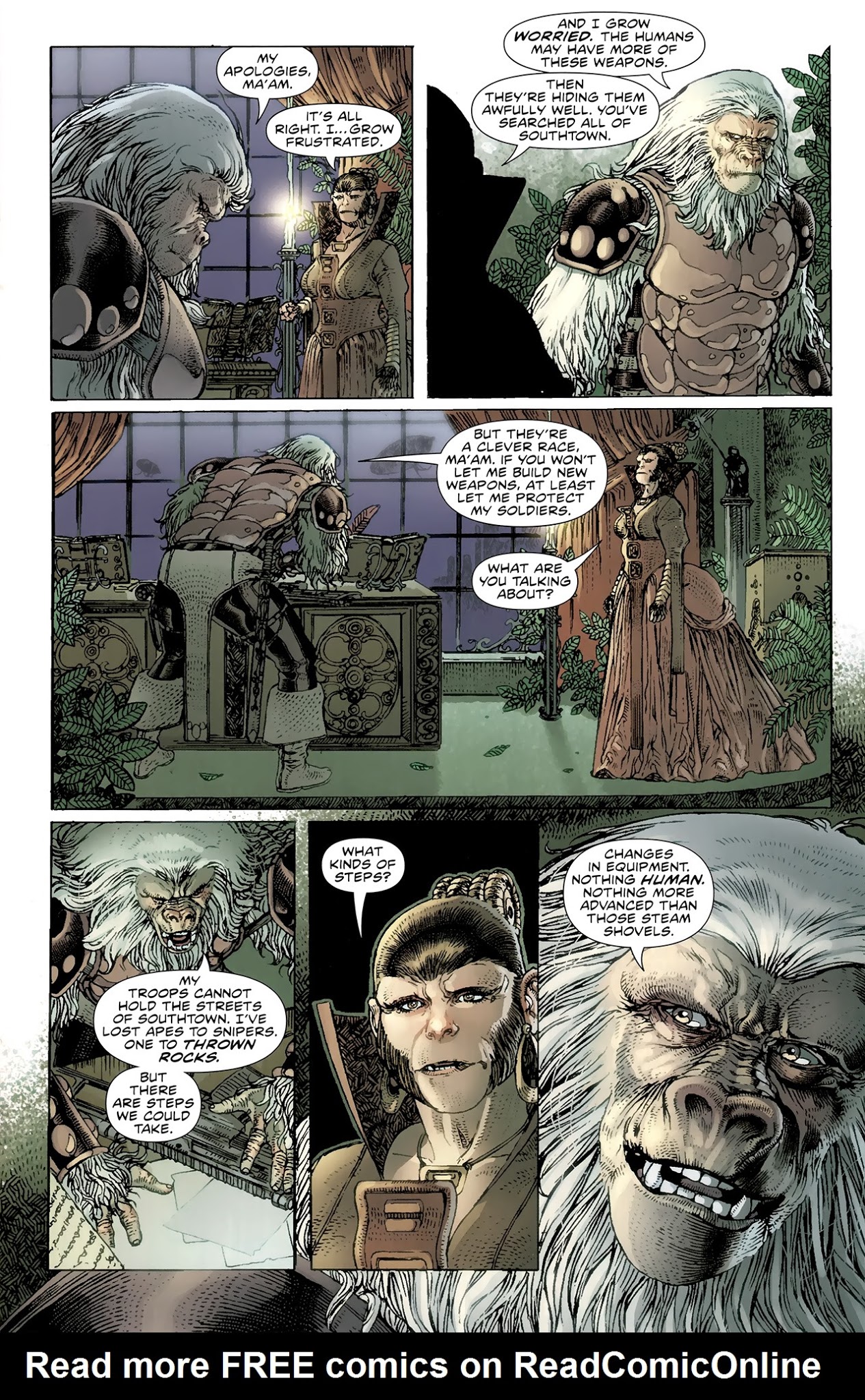 Read online Planet of the Apes (2011) comic -  Issue #5 - 23