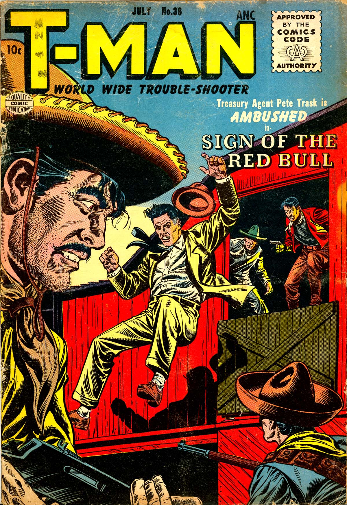 Read online T-Man: World Wide Trouble Shooter comic -  Issue #36 - 1