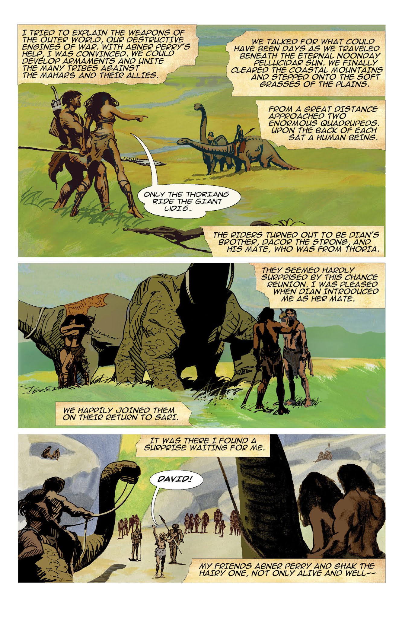 Read online Edgar Rice Burroughs' At the Earth's Core comic -  Issue # TPB - 87