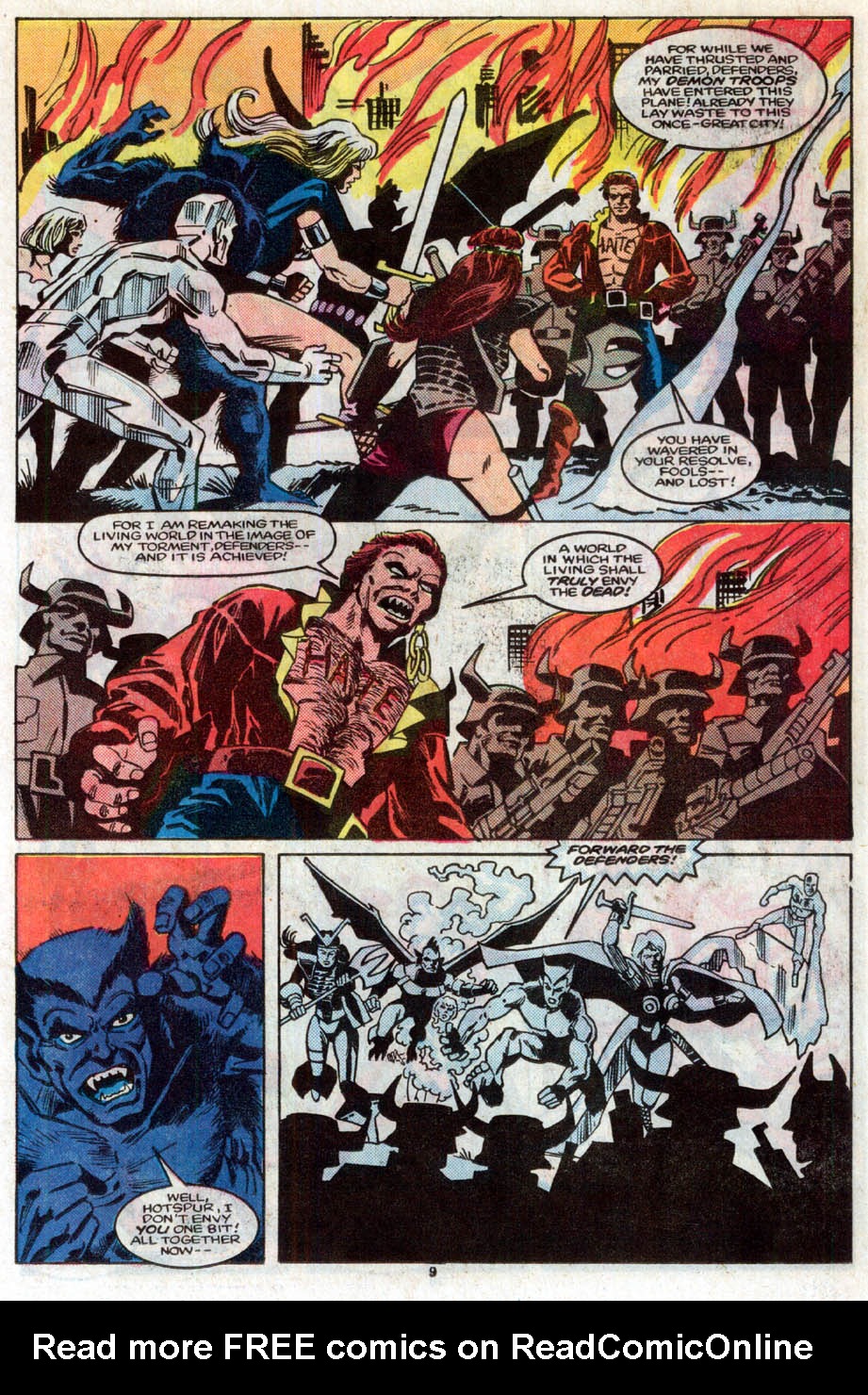 Read online The Defenders (1972) comic -  Issue #147 - 10