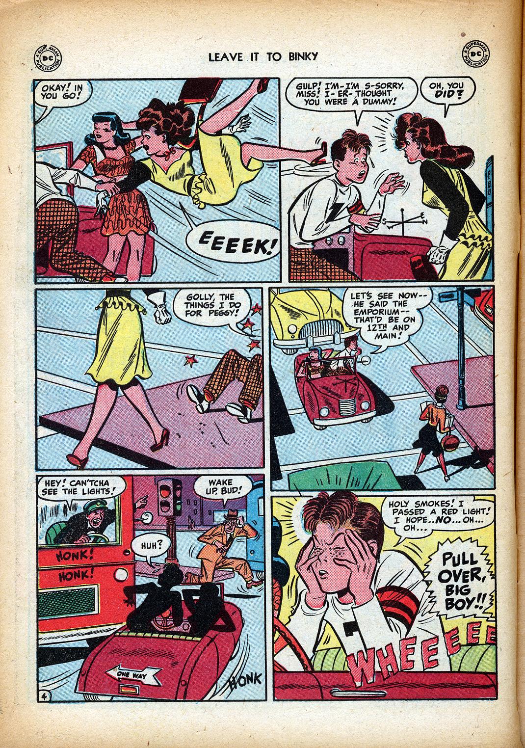 Read online Leave it to Binky comic -  Issue #1 - 6
