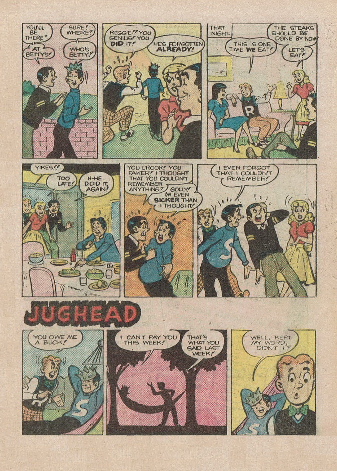 Read online Archie's Double Digest Magazine comic -  Issue #28 - 137