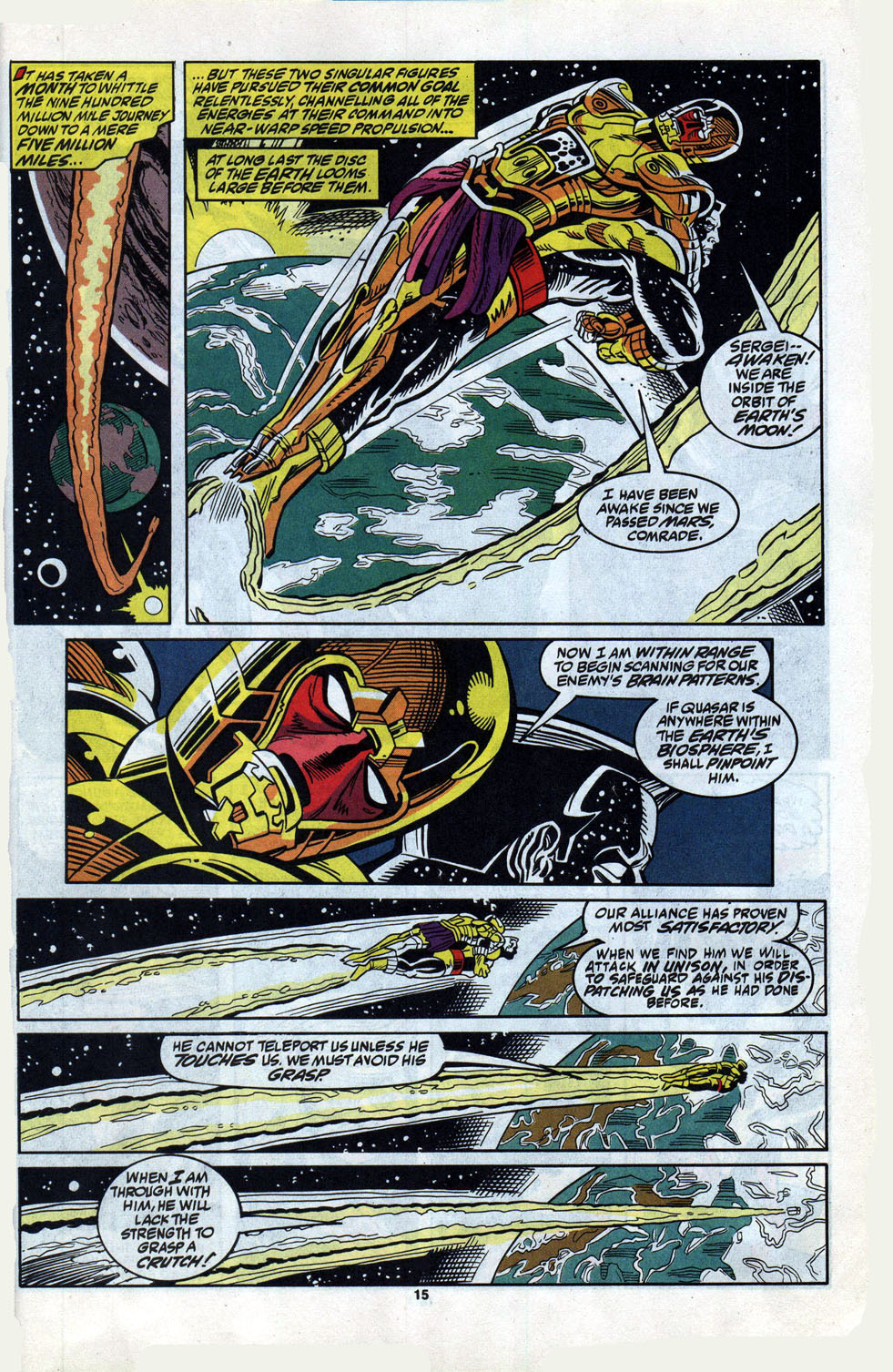 Read online Quasar comic -  Issue #45 - 11