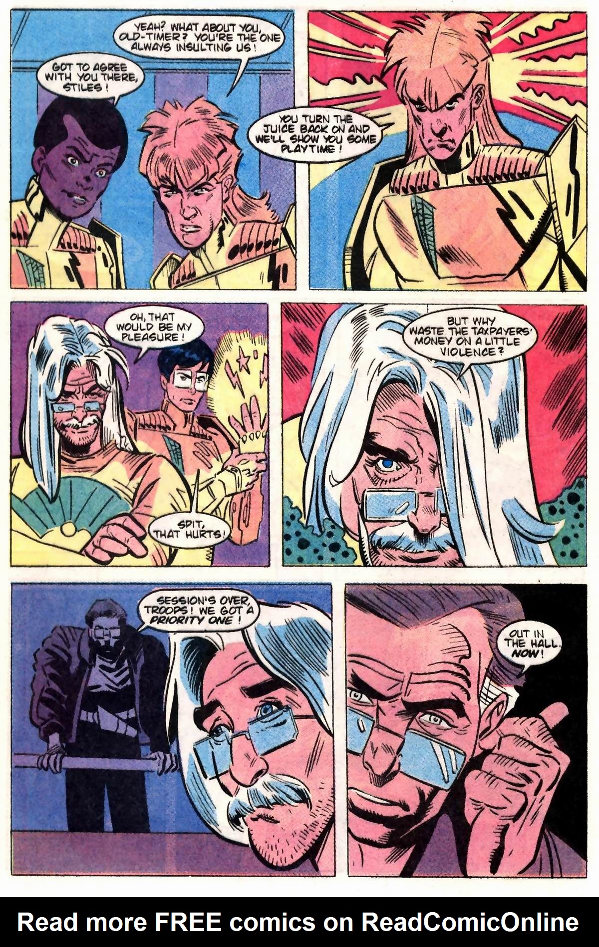 Read online The Web (1991) comic -  Issue #6 - 21