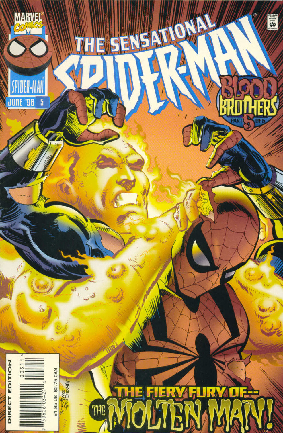 Read online The Sensational Spider-Man (1996) comic -  Issue #5 - 1