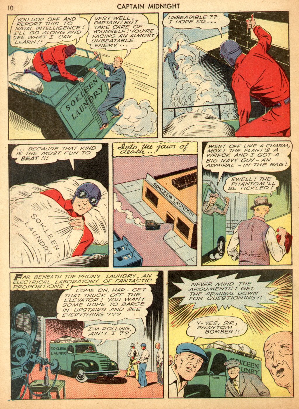 Read online Captain Midnight (1942) comic -  Issue #3 - 10