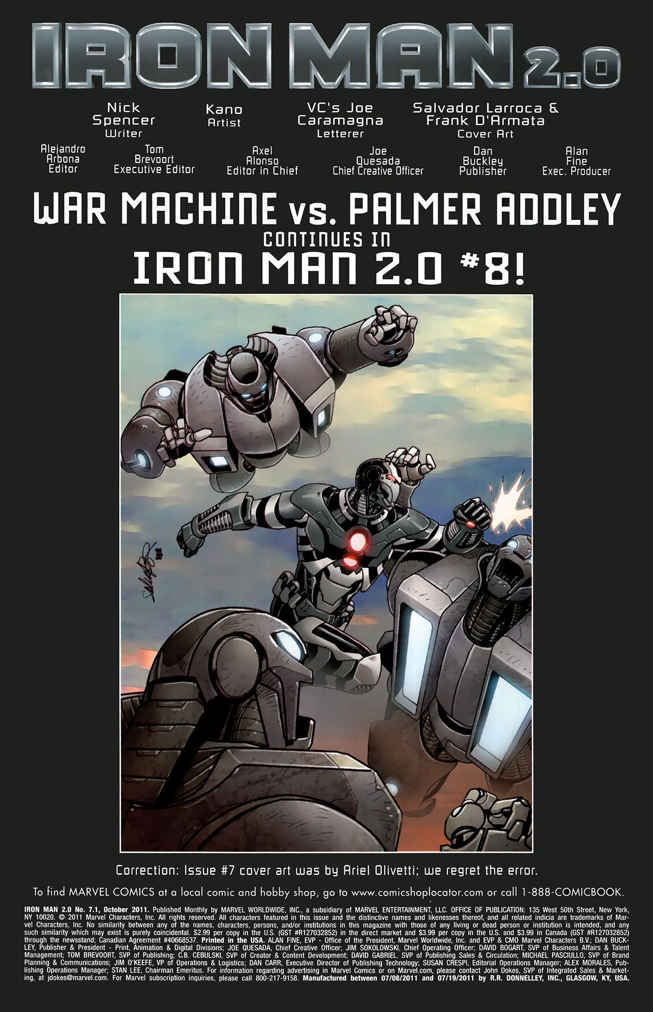 Read online Iron Man 2.0 comic -  Issue #7.1 - 22
