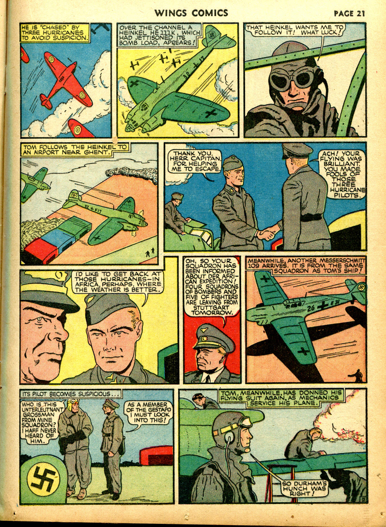 Read online Wings Comics comic -  Issue #6 - 23