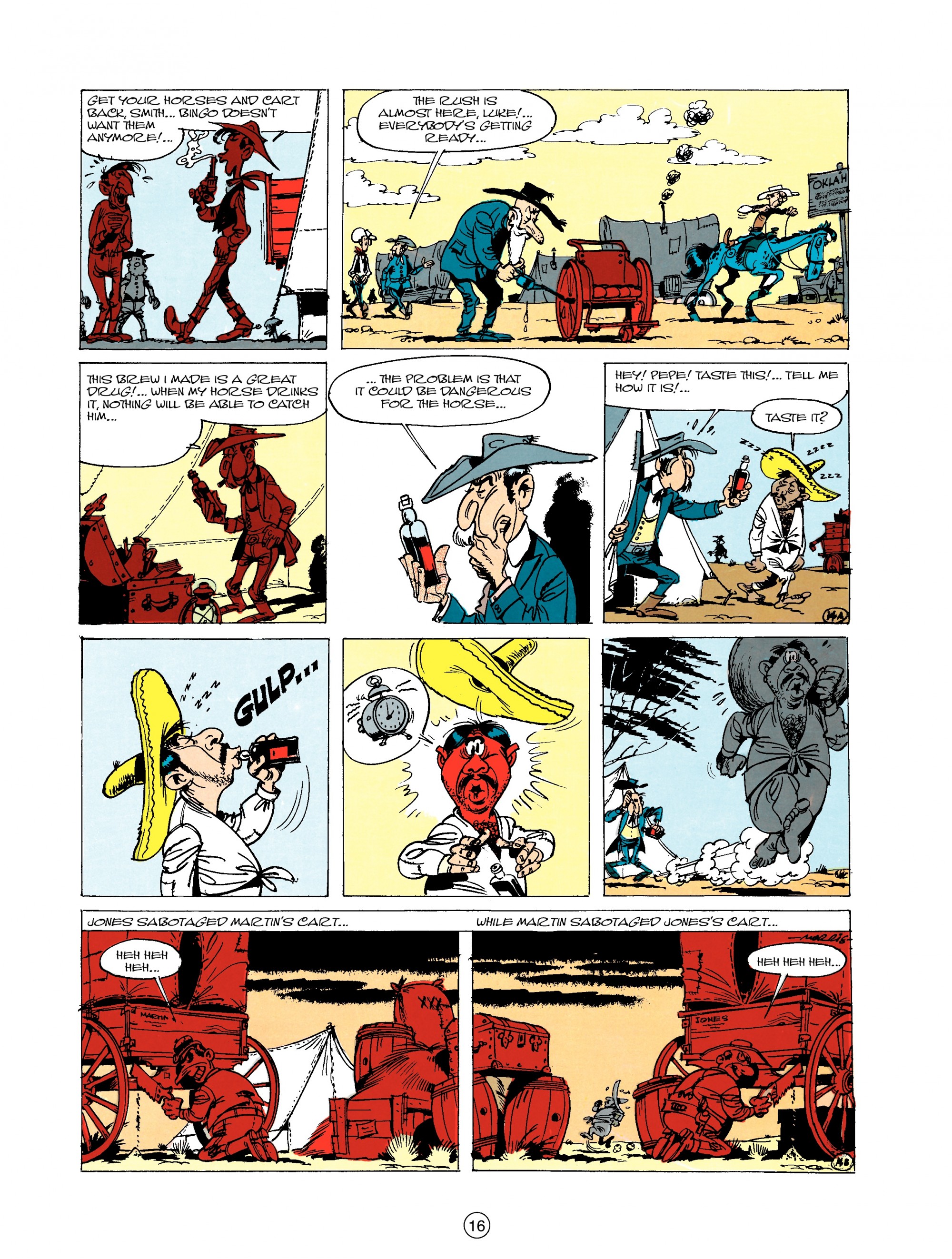 Read online A Lucky Luke Adventure comic -  Issue #20 - 16