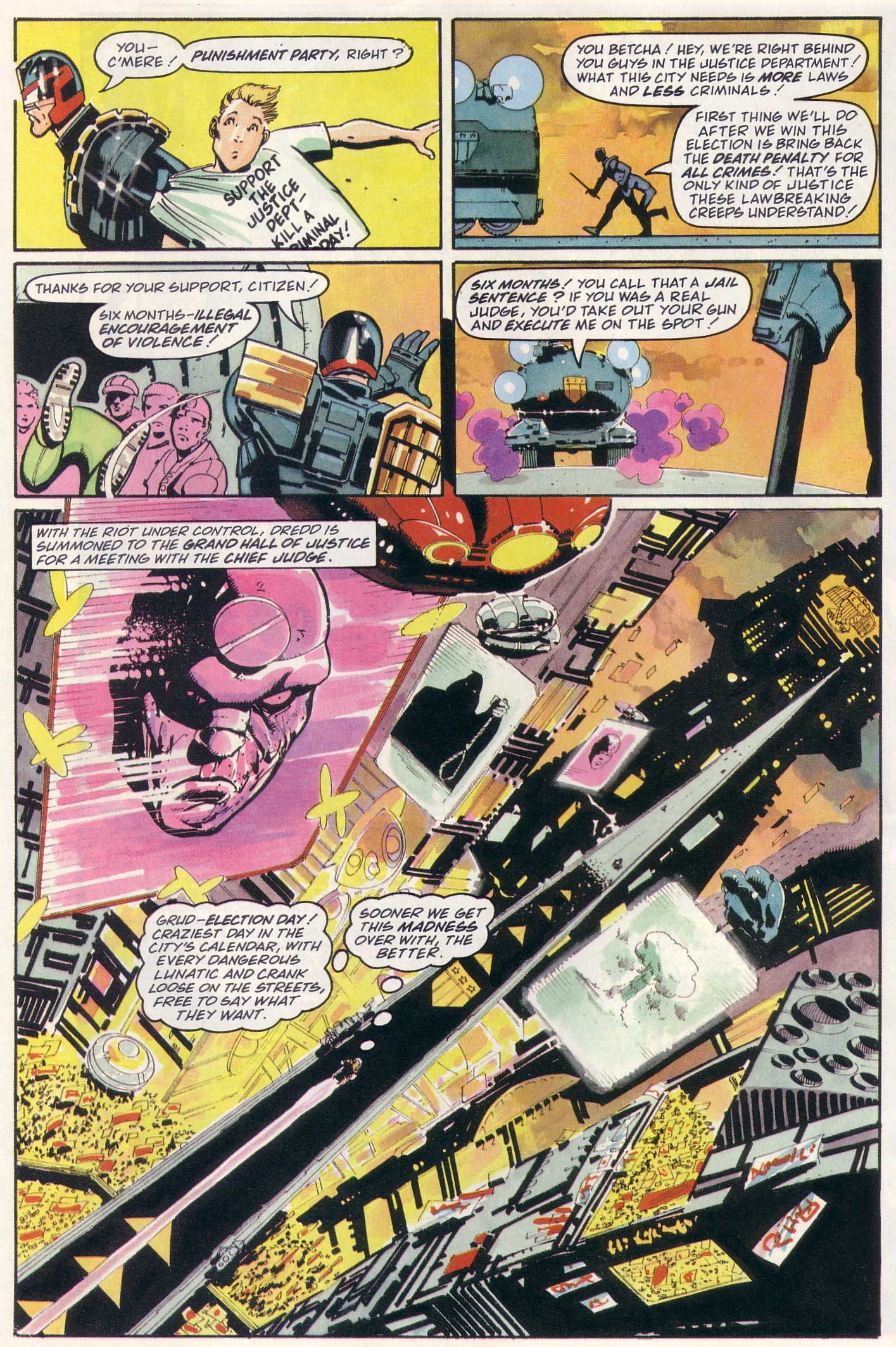 Read online Judge Dredd Lawman of the Future comic -  Issue #10 - 20
