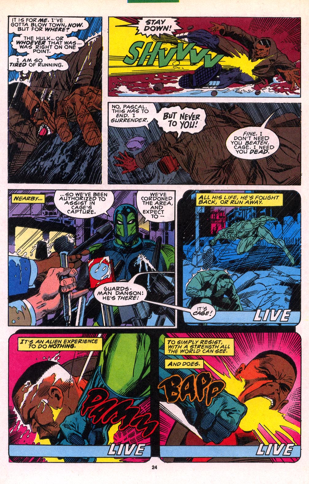 Read online Cage (1992) comic -  Issue #10 - 19