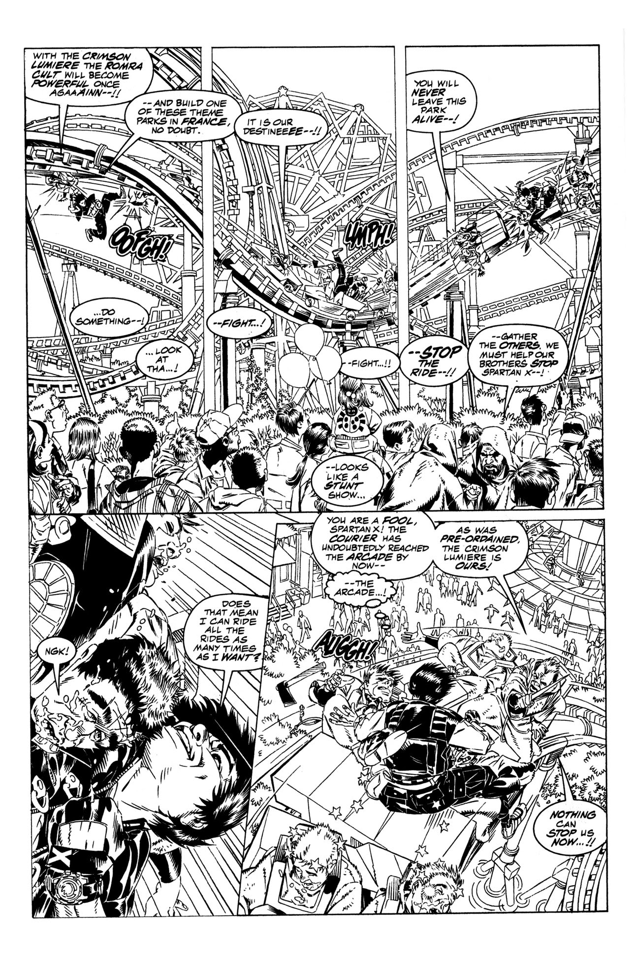 Read online Jackie Chan's Spartan X: Hell Bent Hero For Hire comic -  Issue #1 - 5