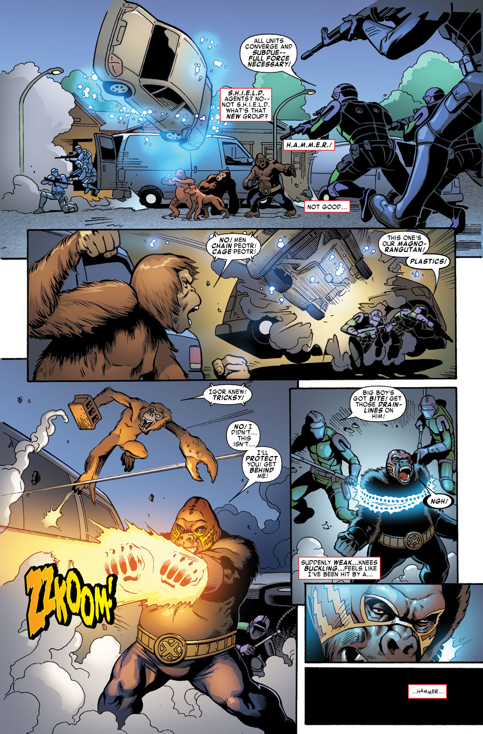 Read online Marvel Apes: Grunt Line Special comic -  Issue # Full - 6