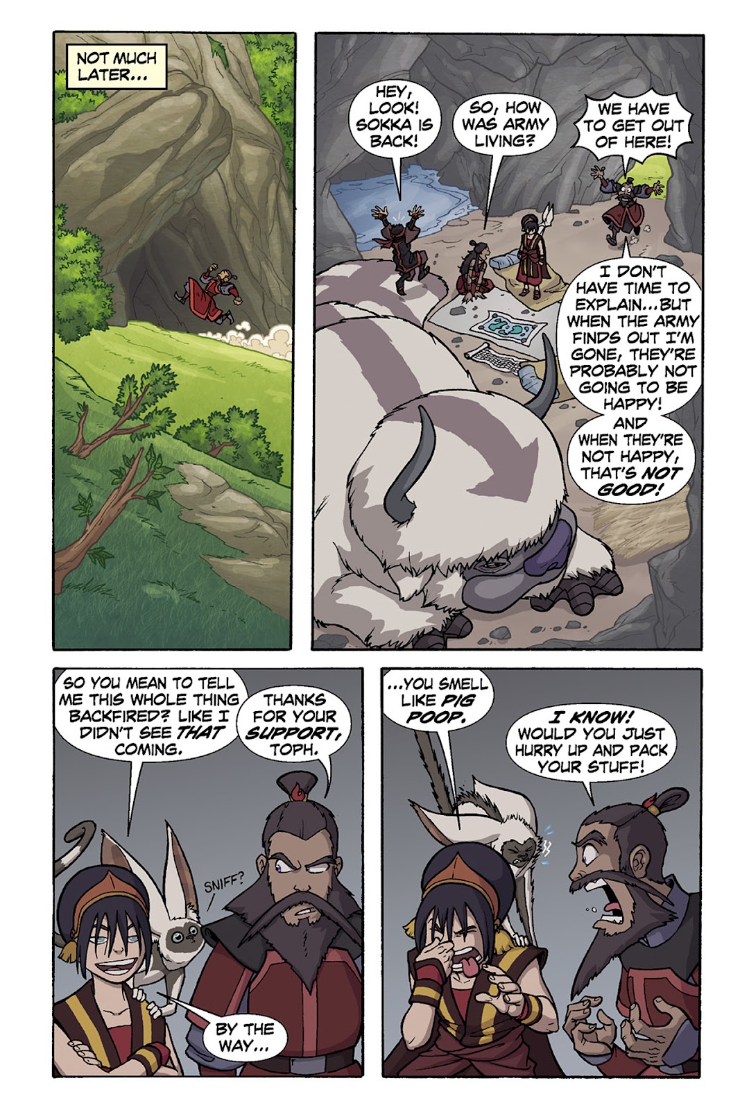 Nickelodeon Avatar: The Last Airbender - The Lost Adventures issue Full - Page 132