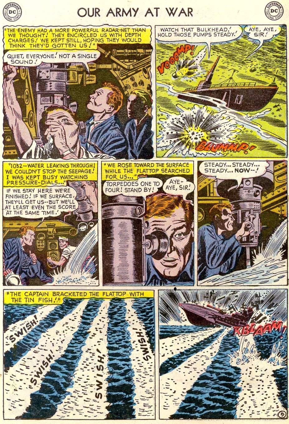 Read online Our Army at War (1952) comic -  Issue #9 - 7