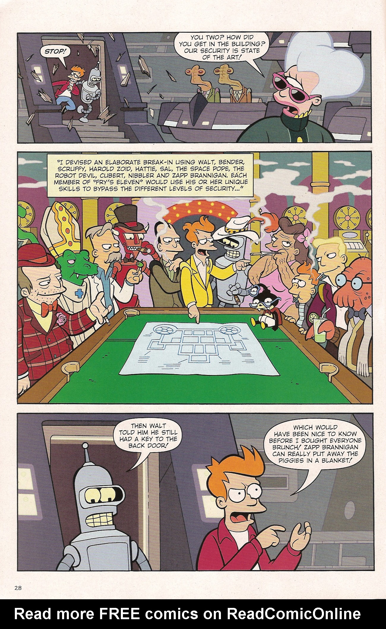 Read online Futurama Comics comic -  Issue #50a - 23