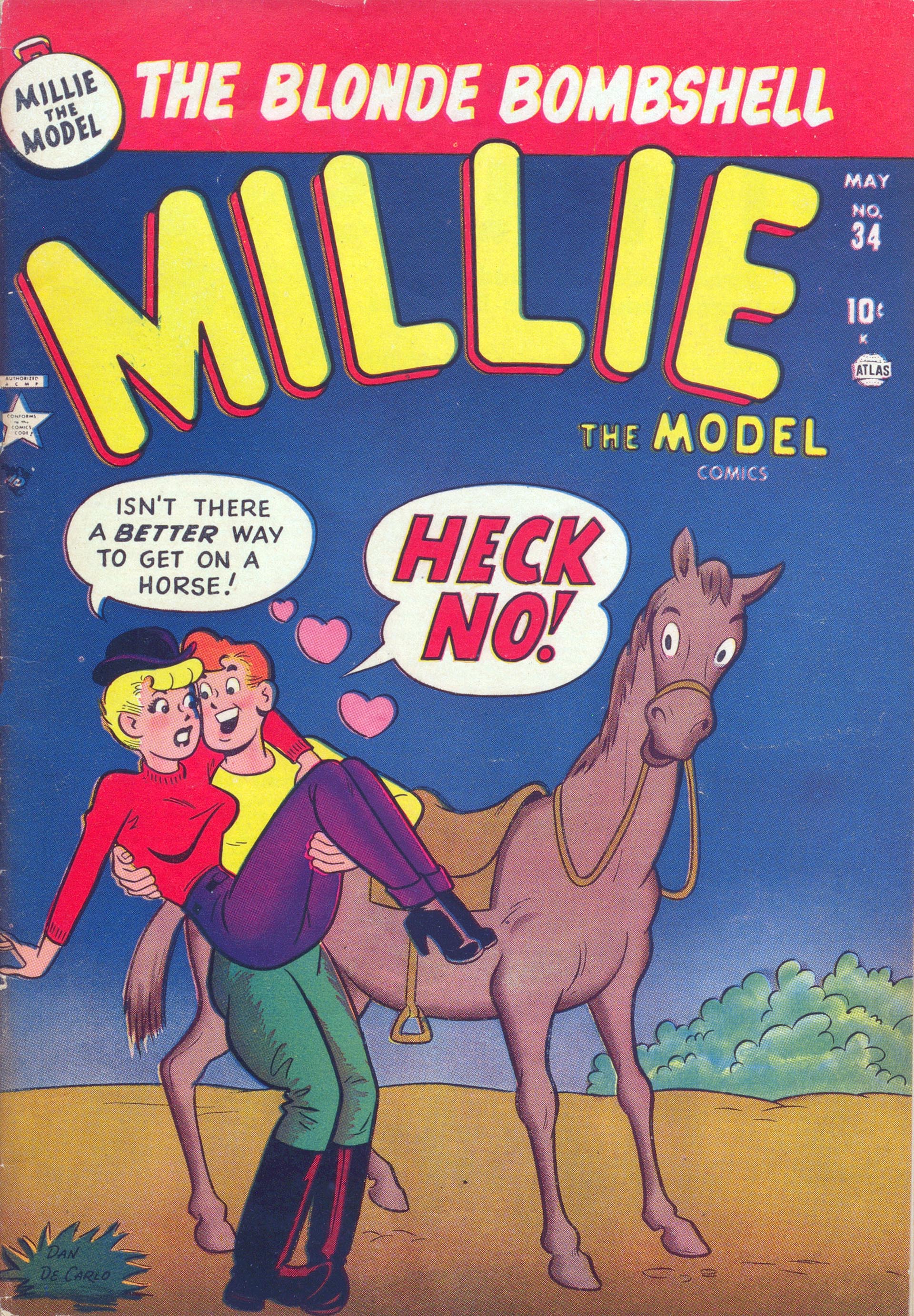 Read online Millie the Model comic -  Issue #34 - 1