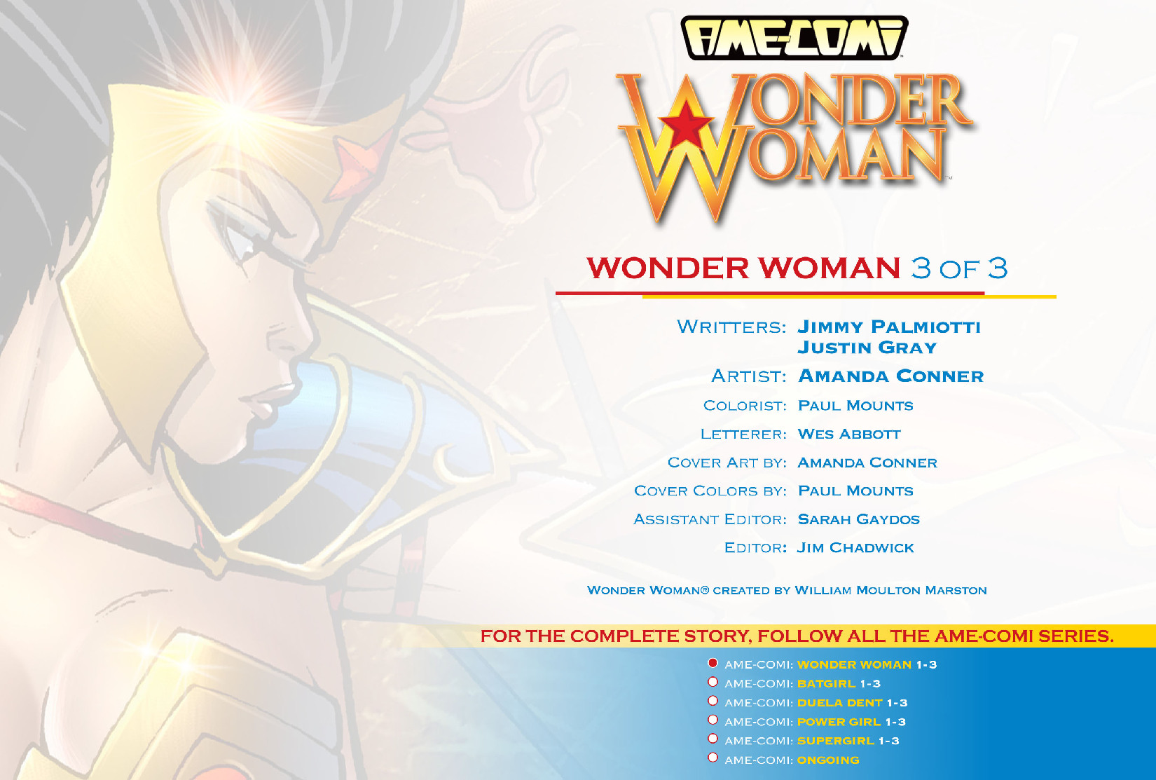 Read online Ame-Comi: Wonder Woman comic -  Issue #3 - 2