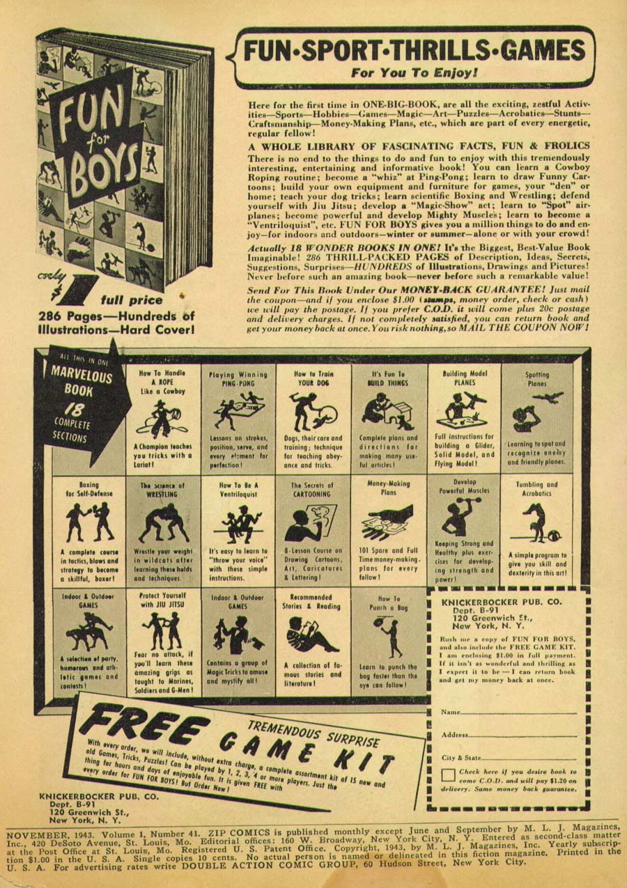 Read online Zip Comics comic -  Issue #41 - 3