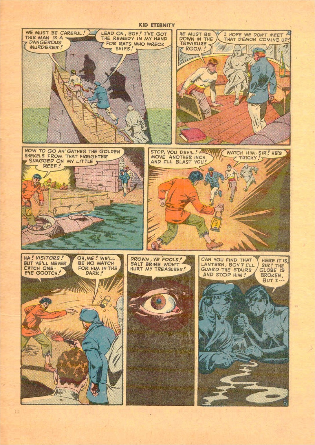 Read online Kid Eternity (1946) comic -  Issue #8 - 43