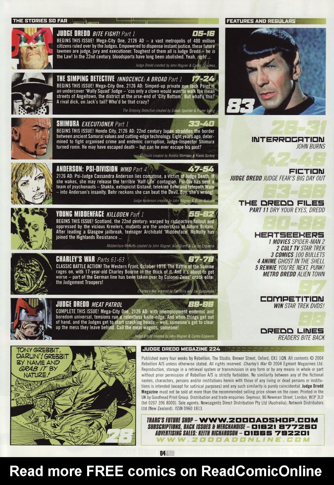 Judge Dredd Megazine (Vol. 5) issue 224 - Page 4