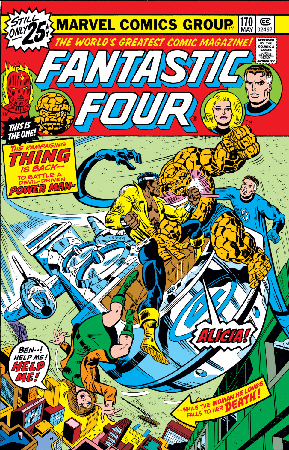 Read online Fantastic Four (1961) comic -  Issue #170 - 1