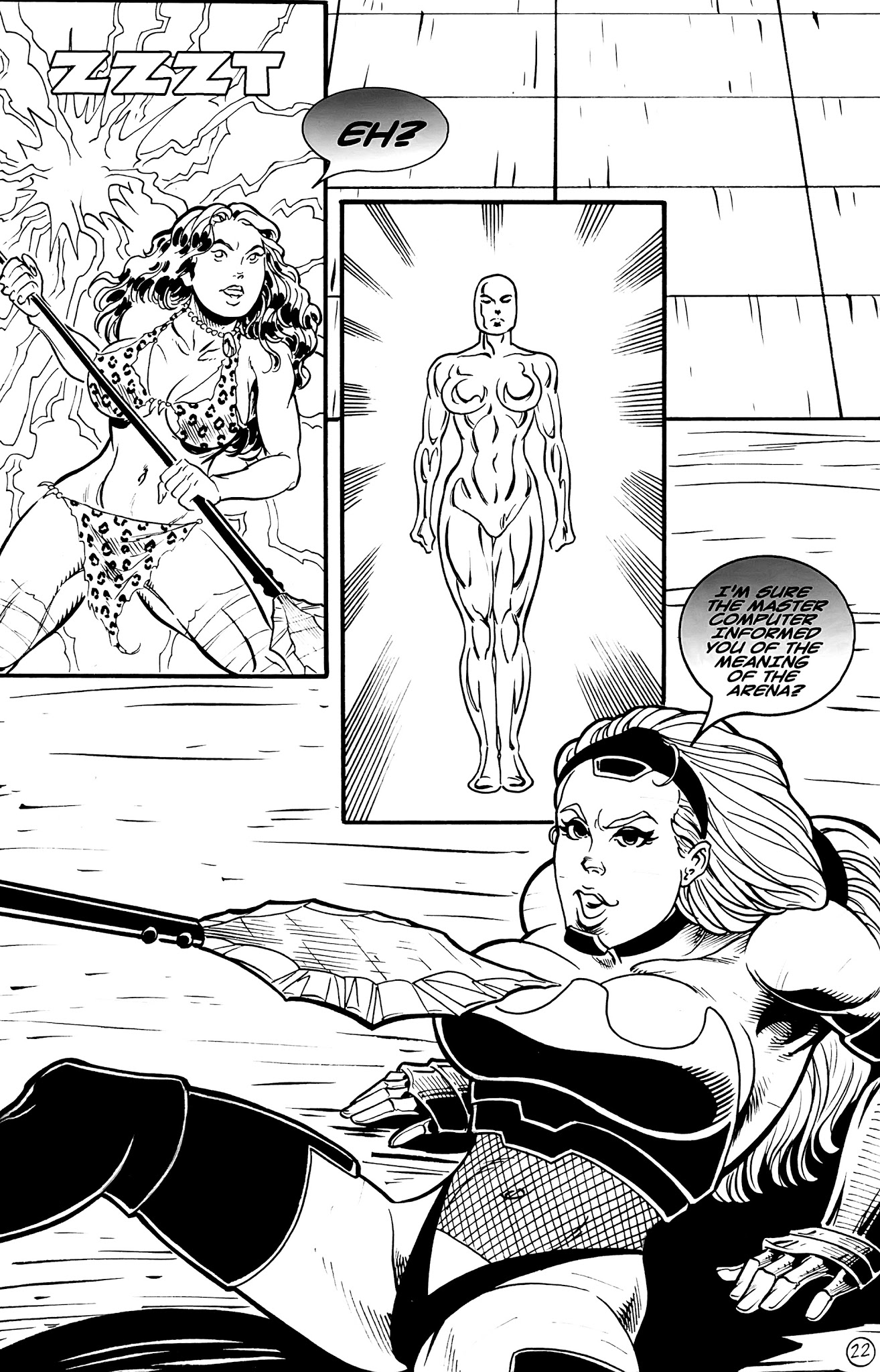 Read online Cavewoman: Sisters of the Arena comic -  Issue #2 - 24