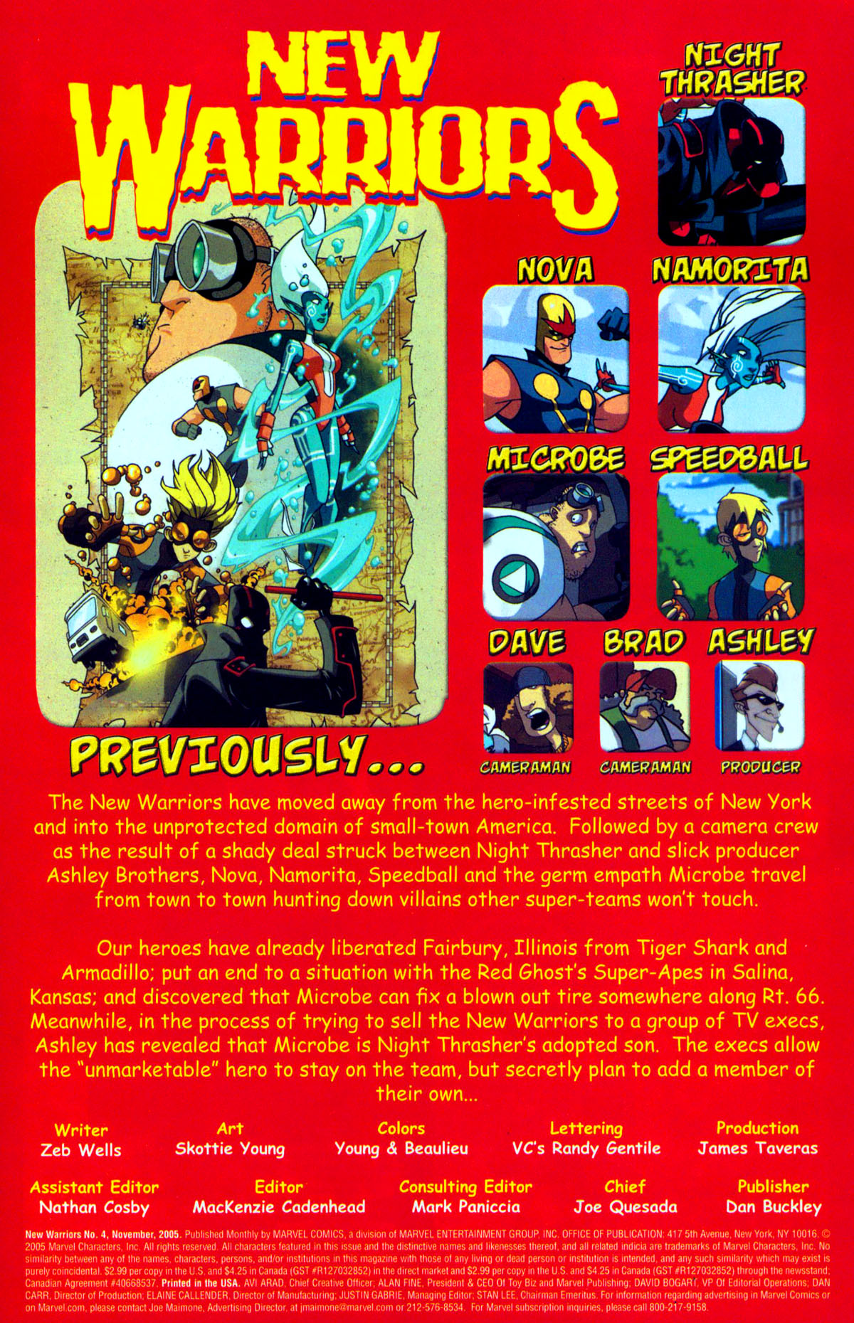 Read online New Warriors (2005) comic -  Issue #4 - 2