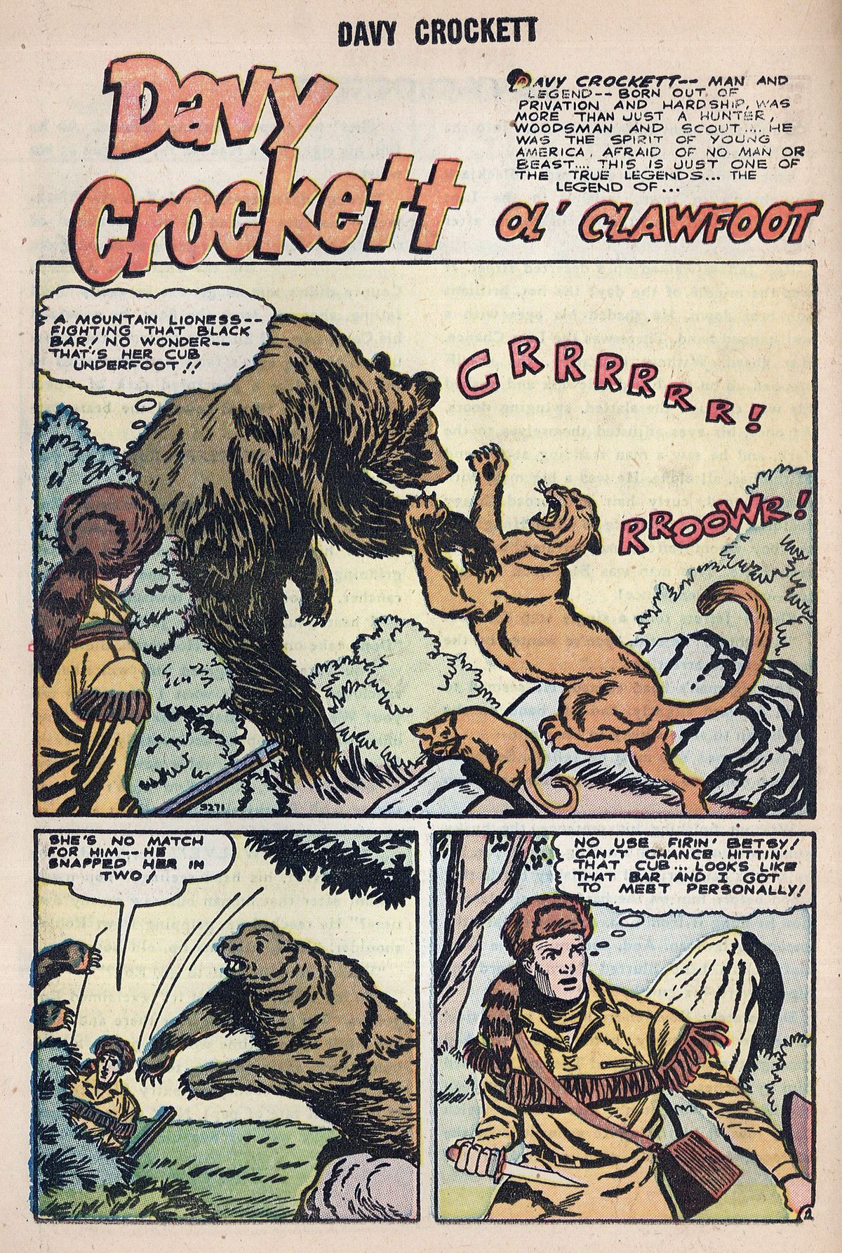 Read online Davy Crockett comic -  Issue #4 - 17